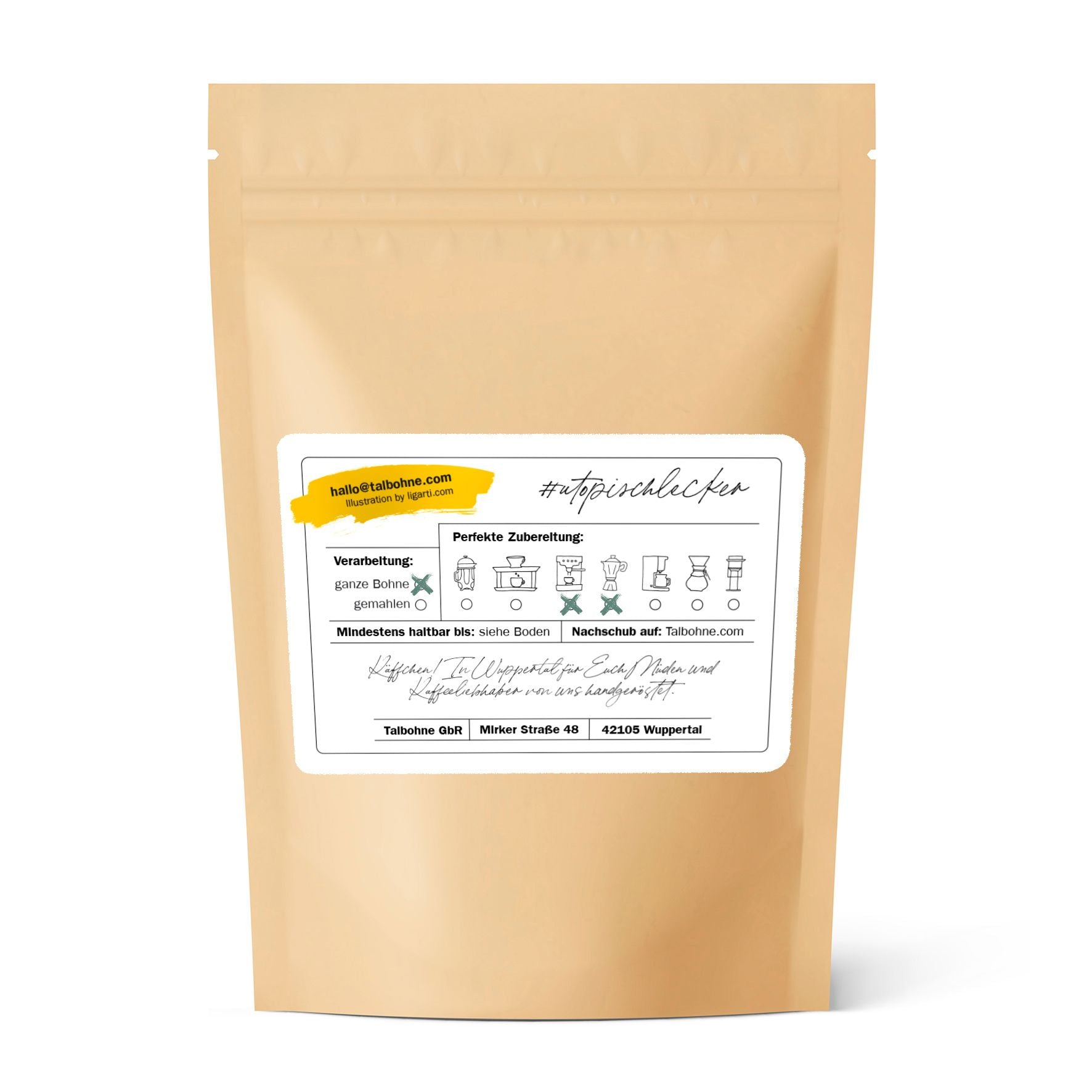 Talbohne Espresso - Pina - Mittelstark bis Stark