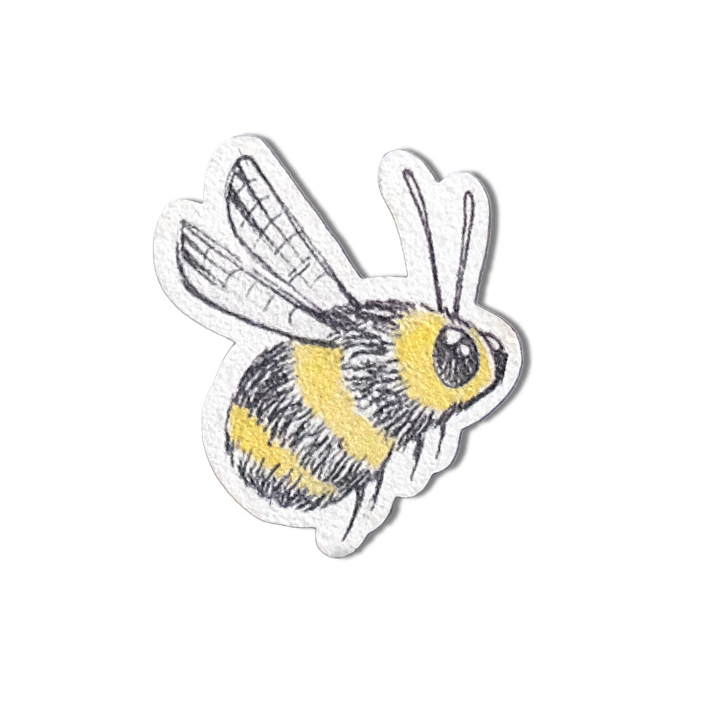 Holzmagnet-Set – Bienen