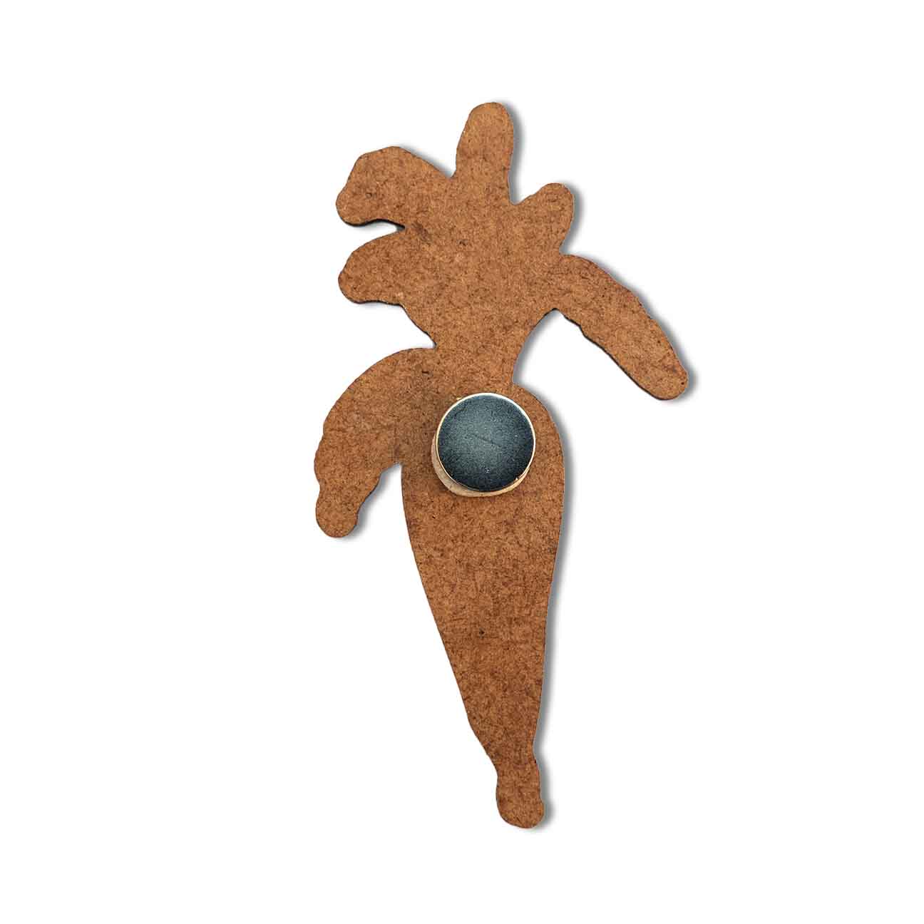 Wooden magnet – carrot
