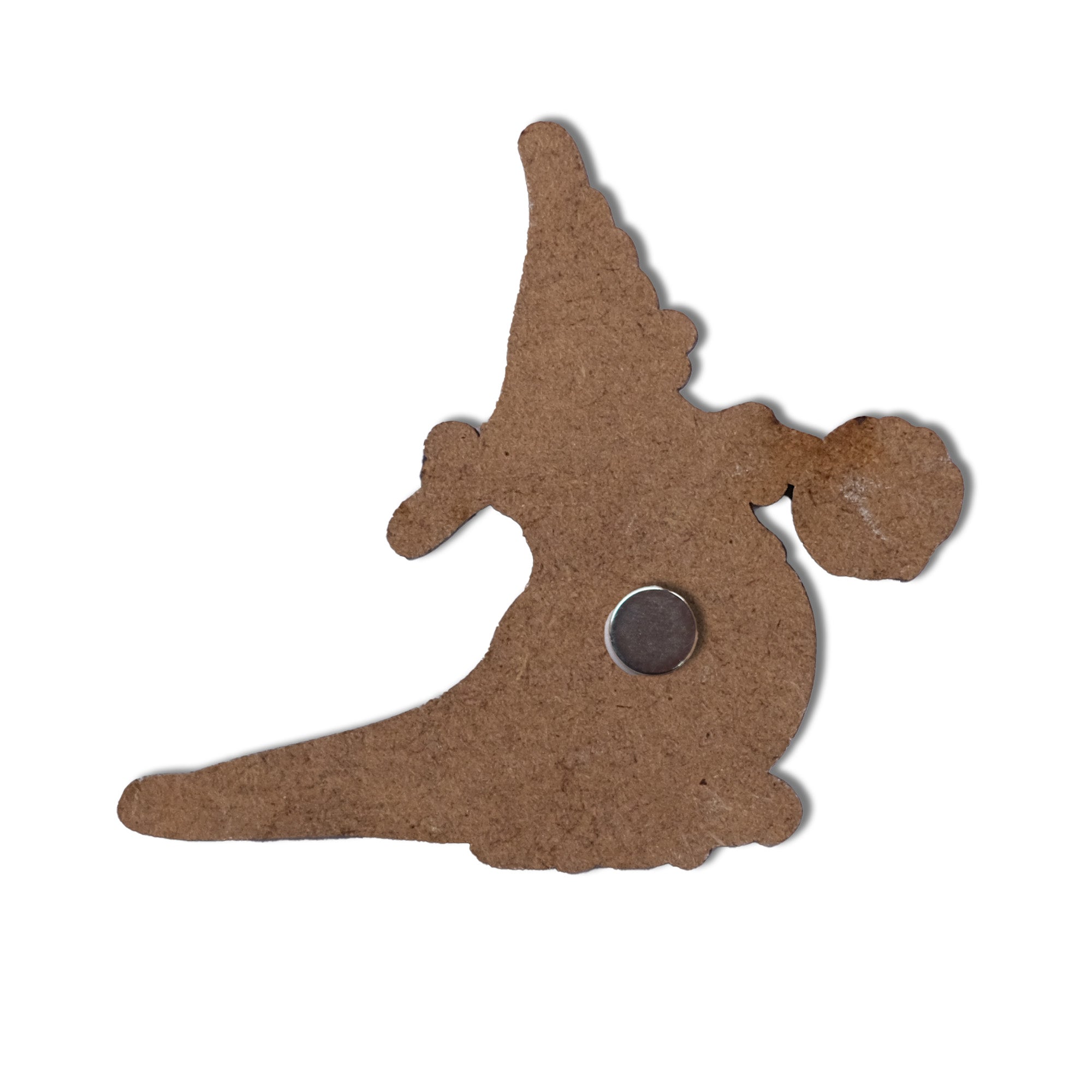 Holzmagnet – Nymphensittich