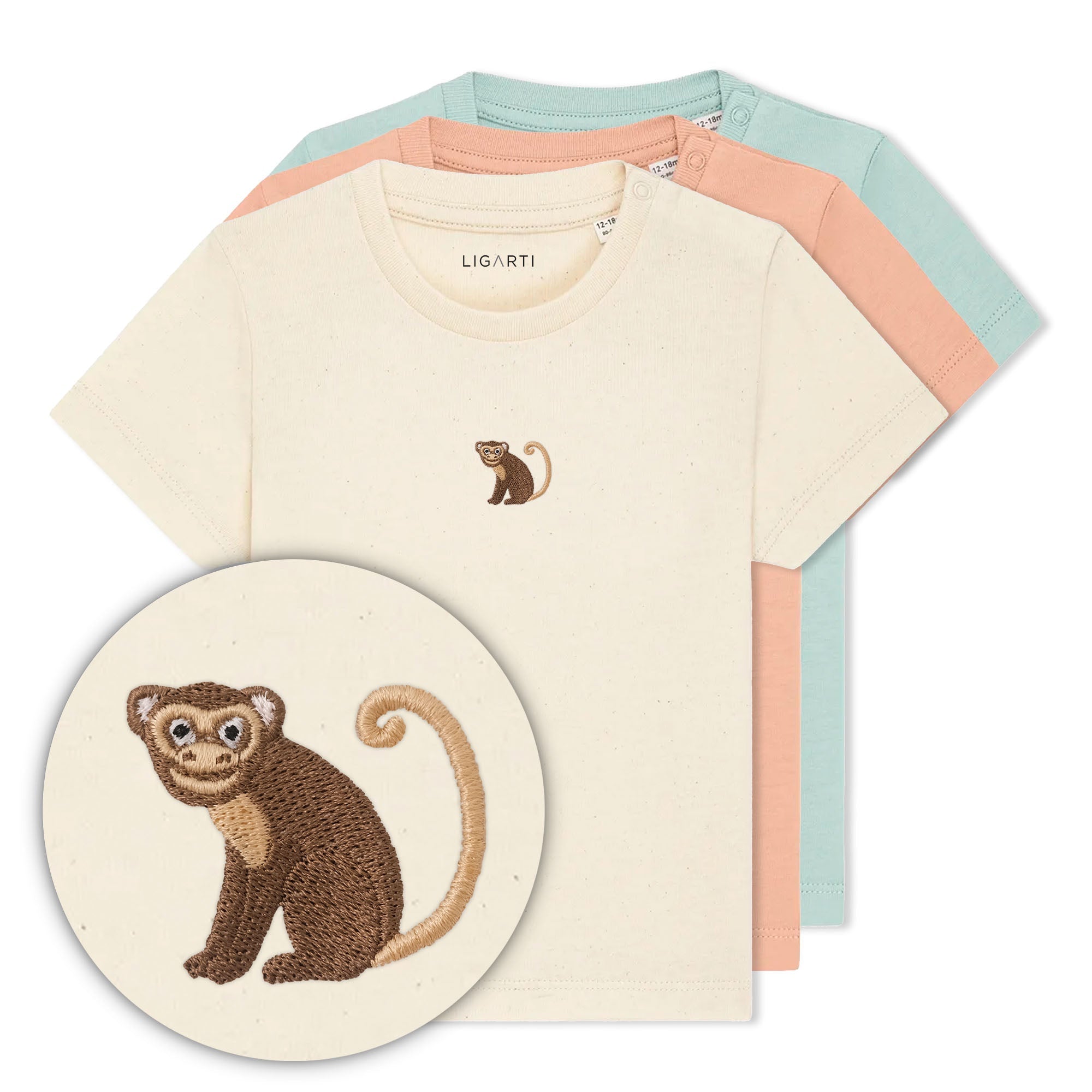 Babyshirt Albert der Affe - alle Farben