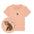 Babyshirt Albert der Affe - Pfirsich