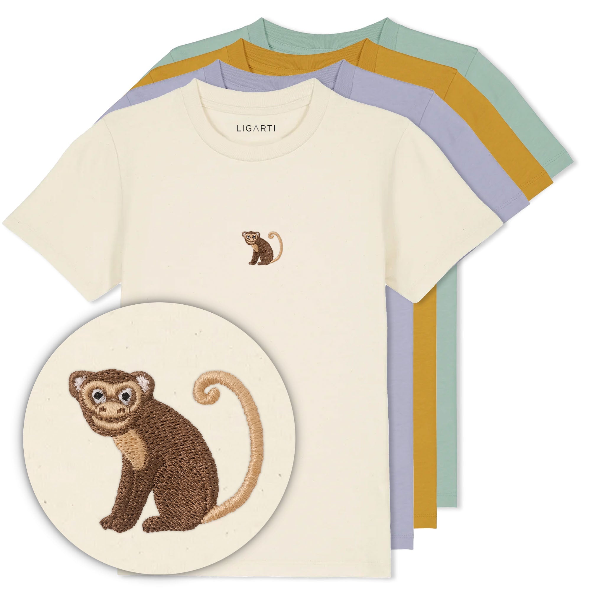 Kindershirt Albert der Affe - alle Farben