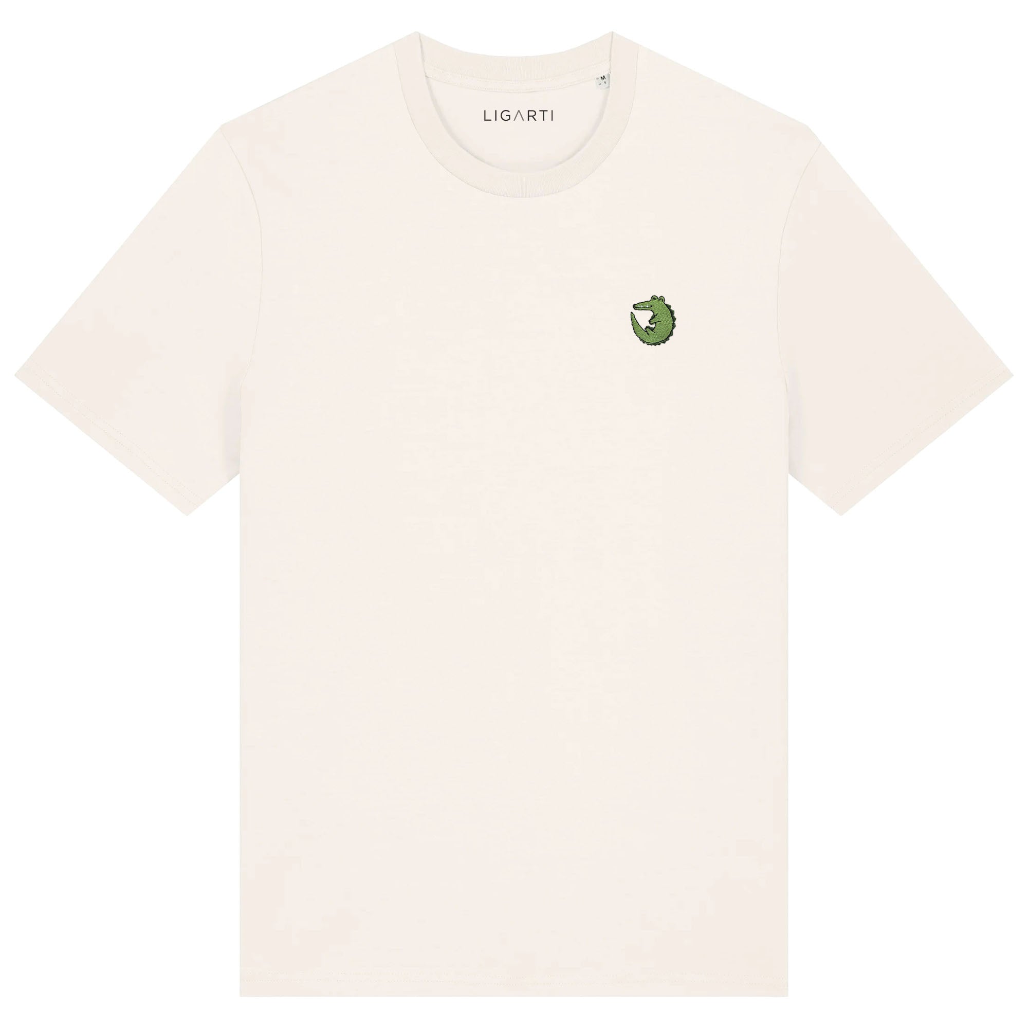 Besticktes T-Shirt – Ali das Krokodil