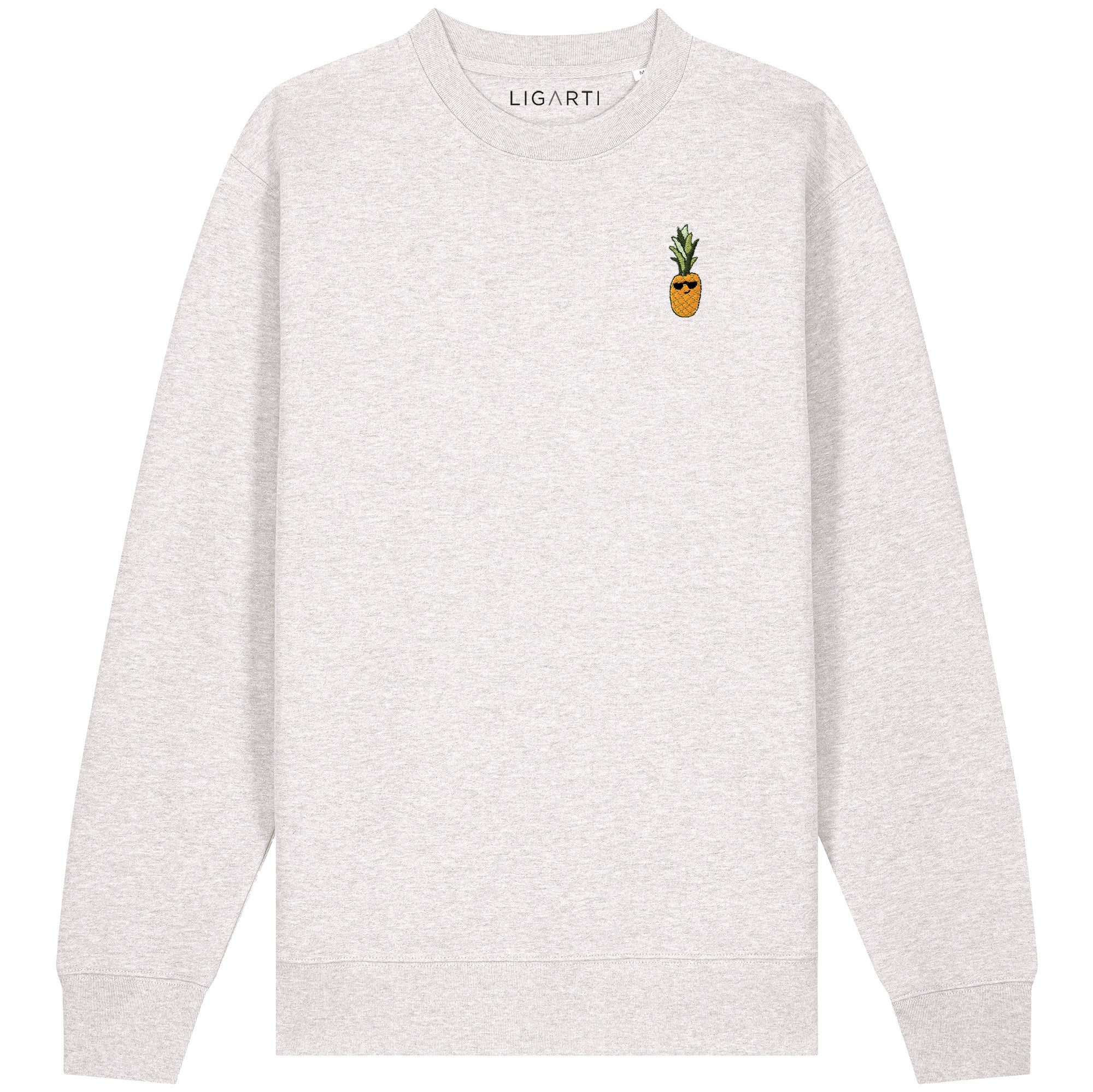 Bestickter Pullover – Ananas