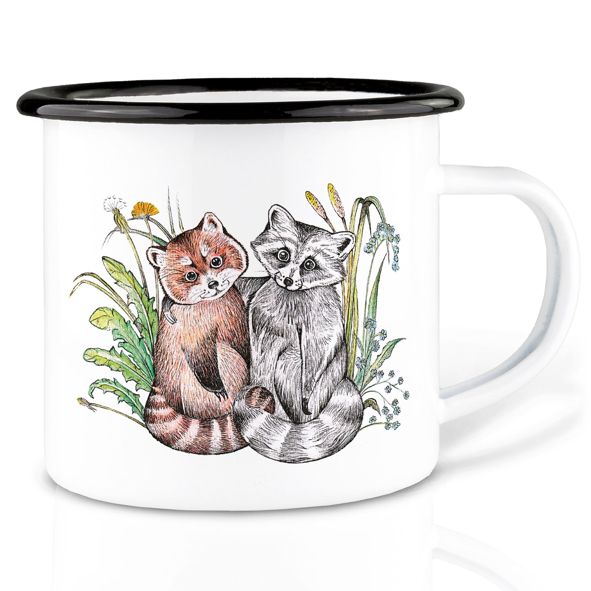 Emaille Tasse – Bärenfreunde