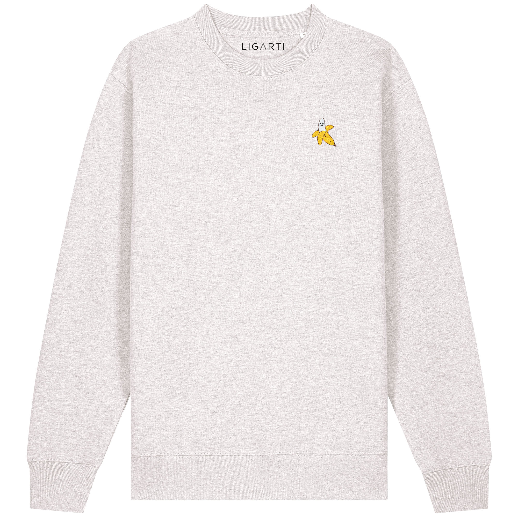 Bestickter Pullover – Banane