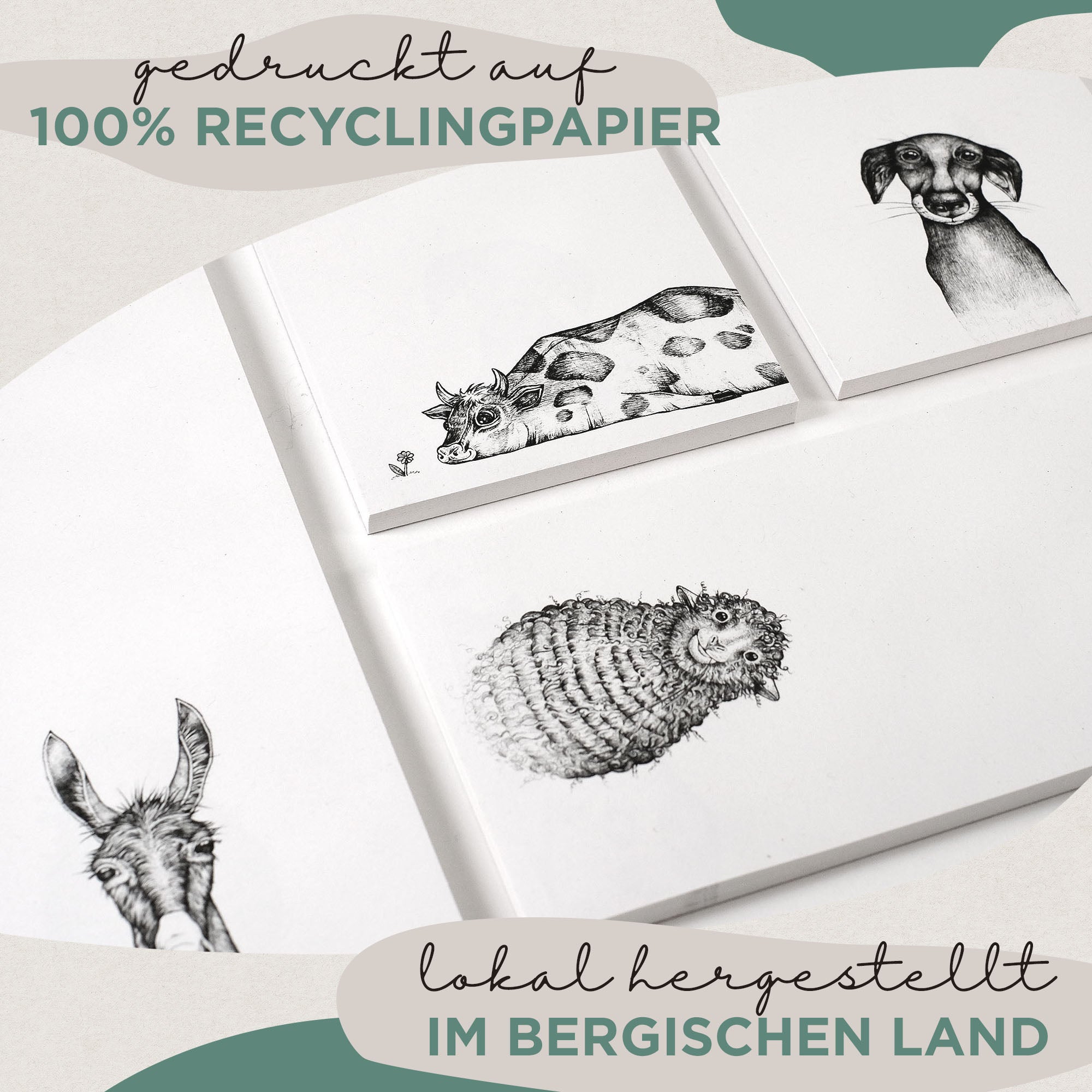 Notizblock – Bauernhof Quartett