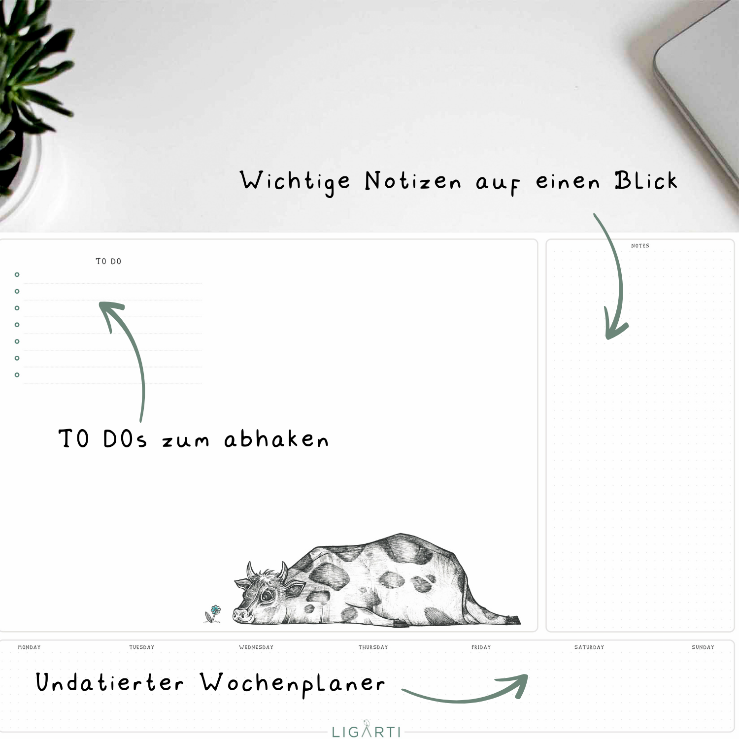 Schreibtischunterlage – Bauernhof