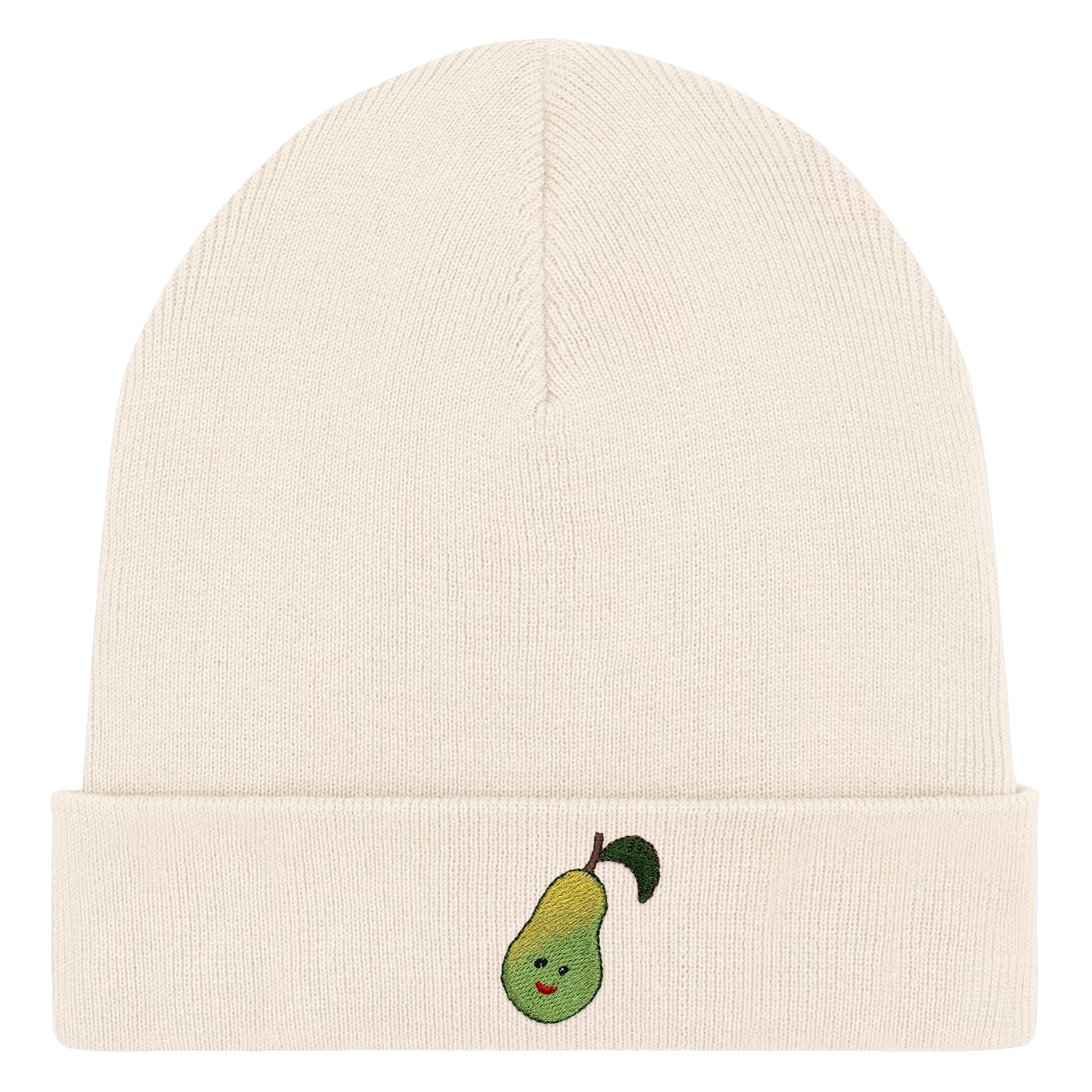 Bestickte Beanie – Birne