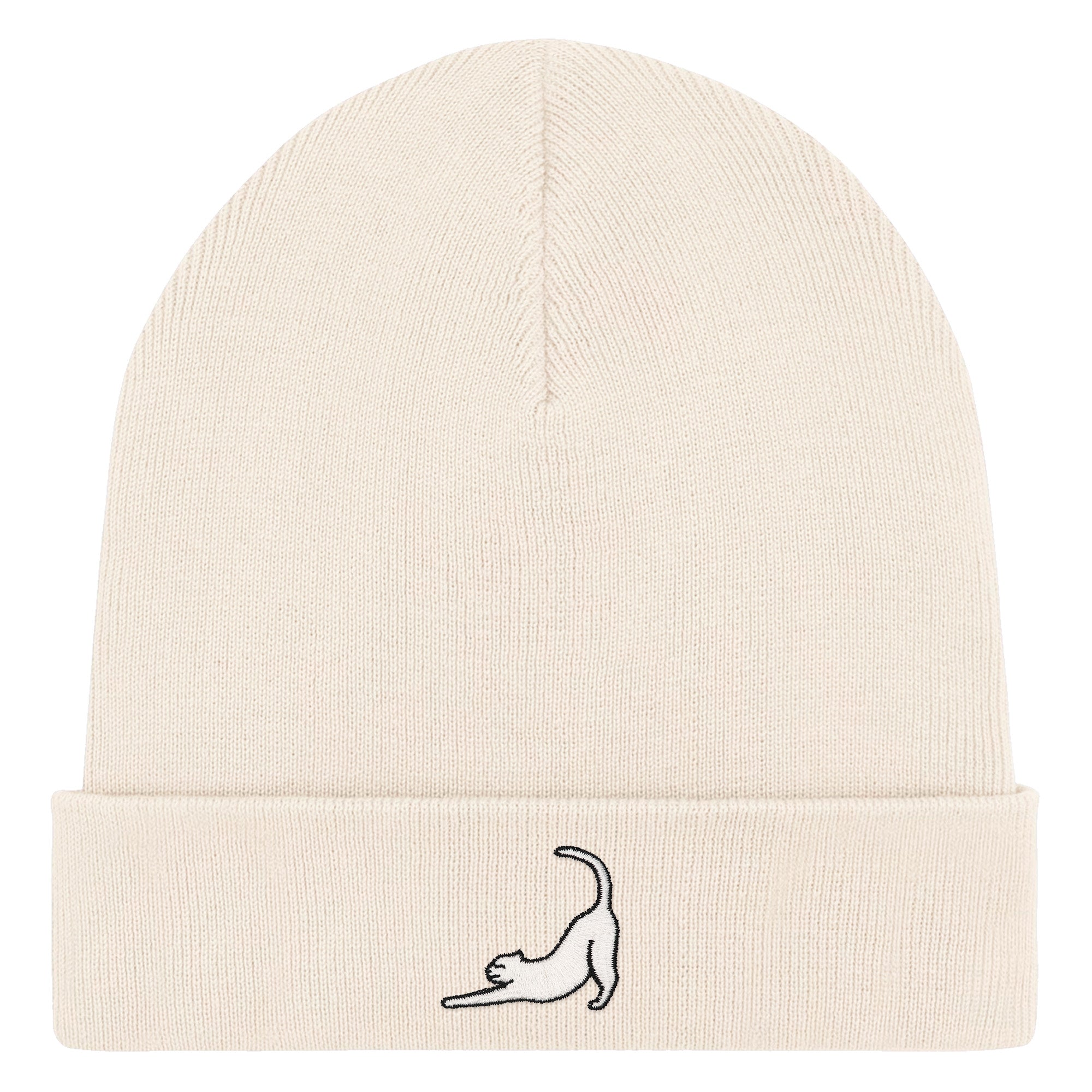 Bestickte Beanie – Eloise die Katze