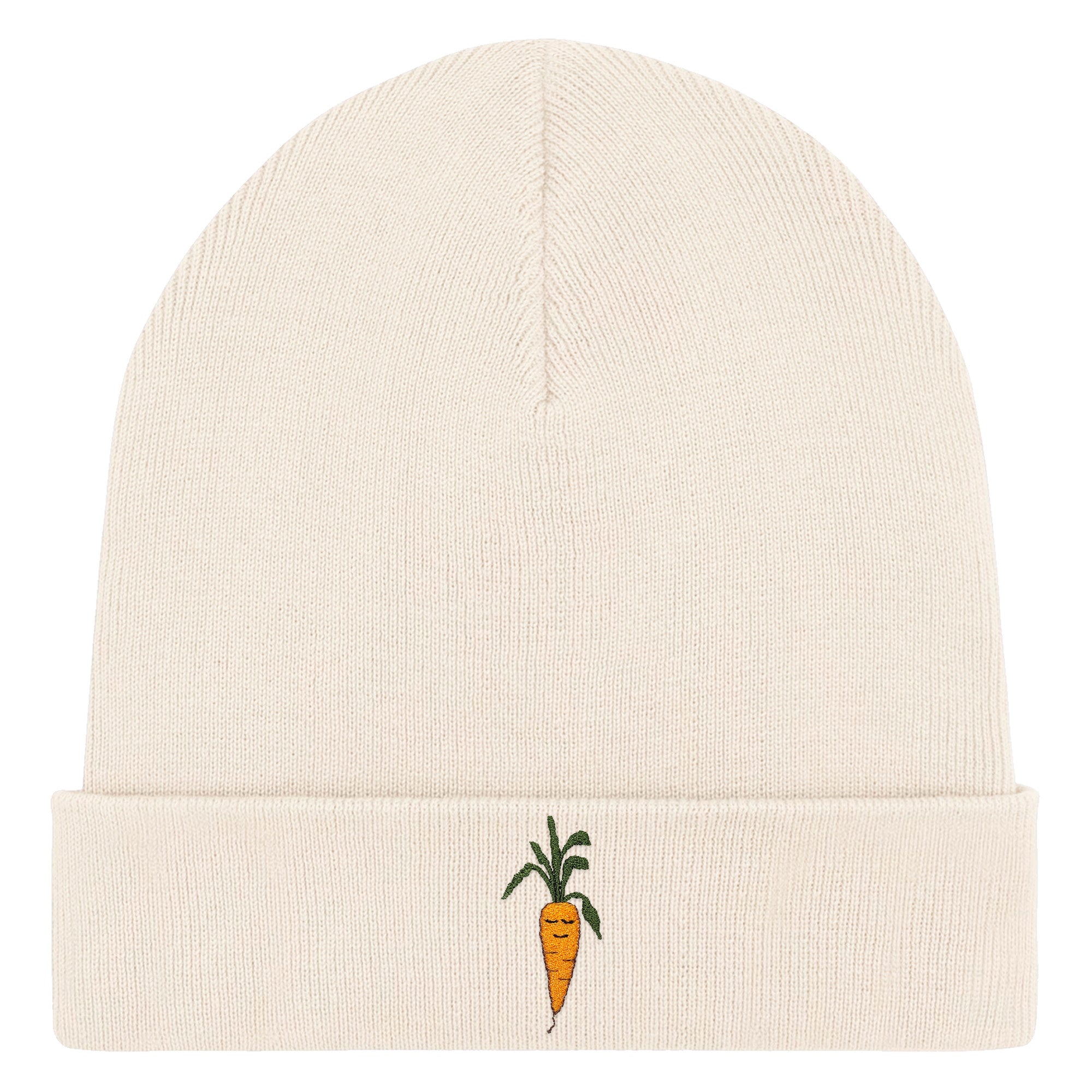 Bestickte Beanie – Karotte