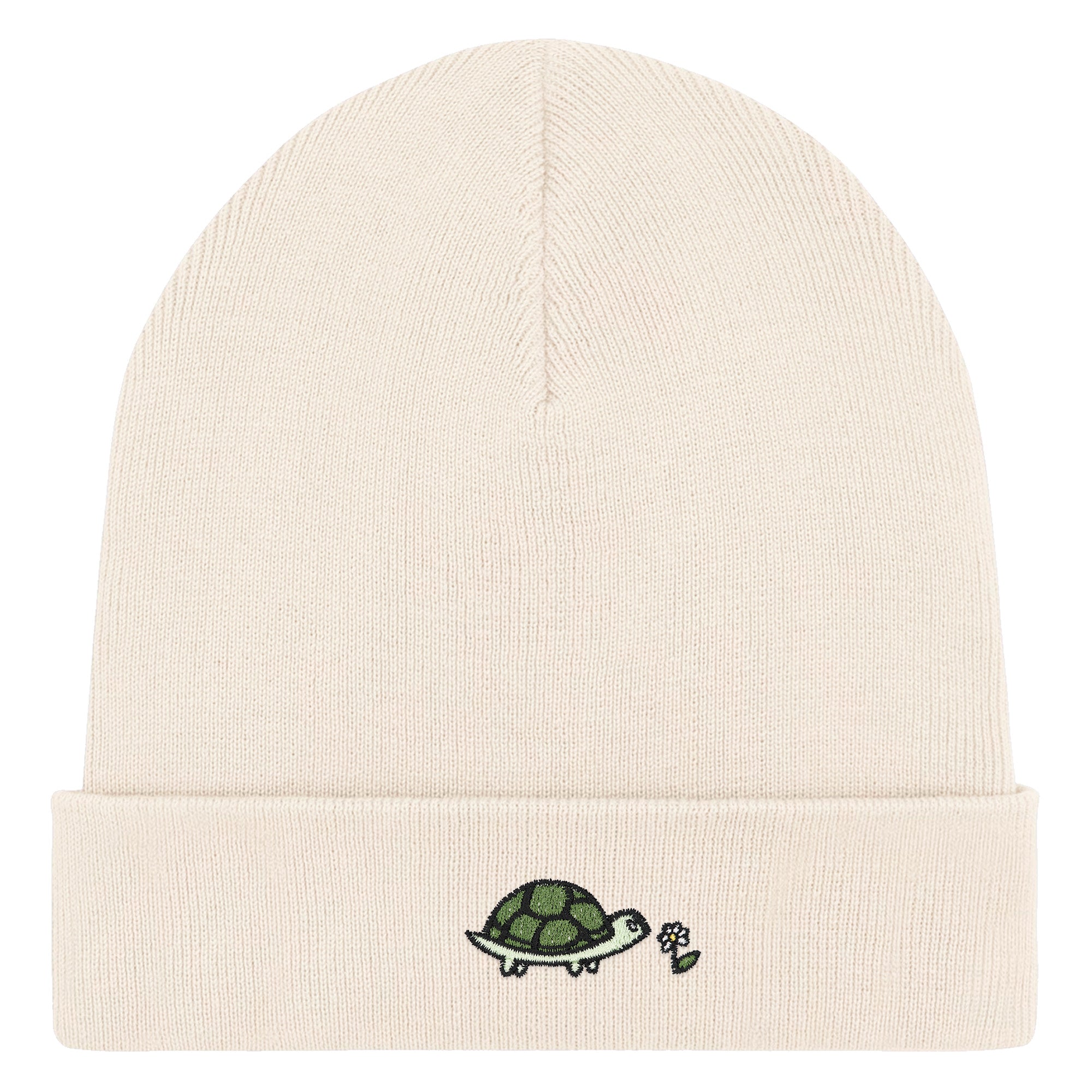Bestickte Beanie – Lars die Schildkröte