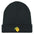 Bestickte Beanie – Zitrone