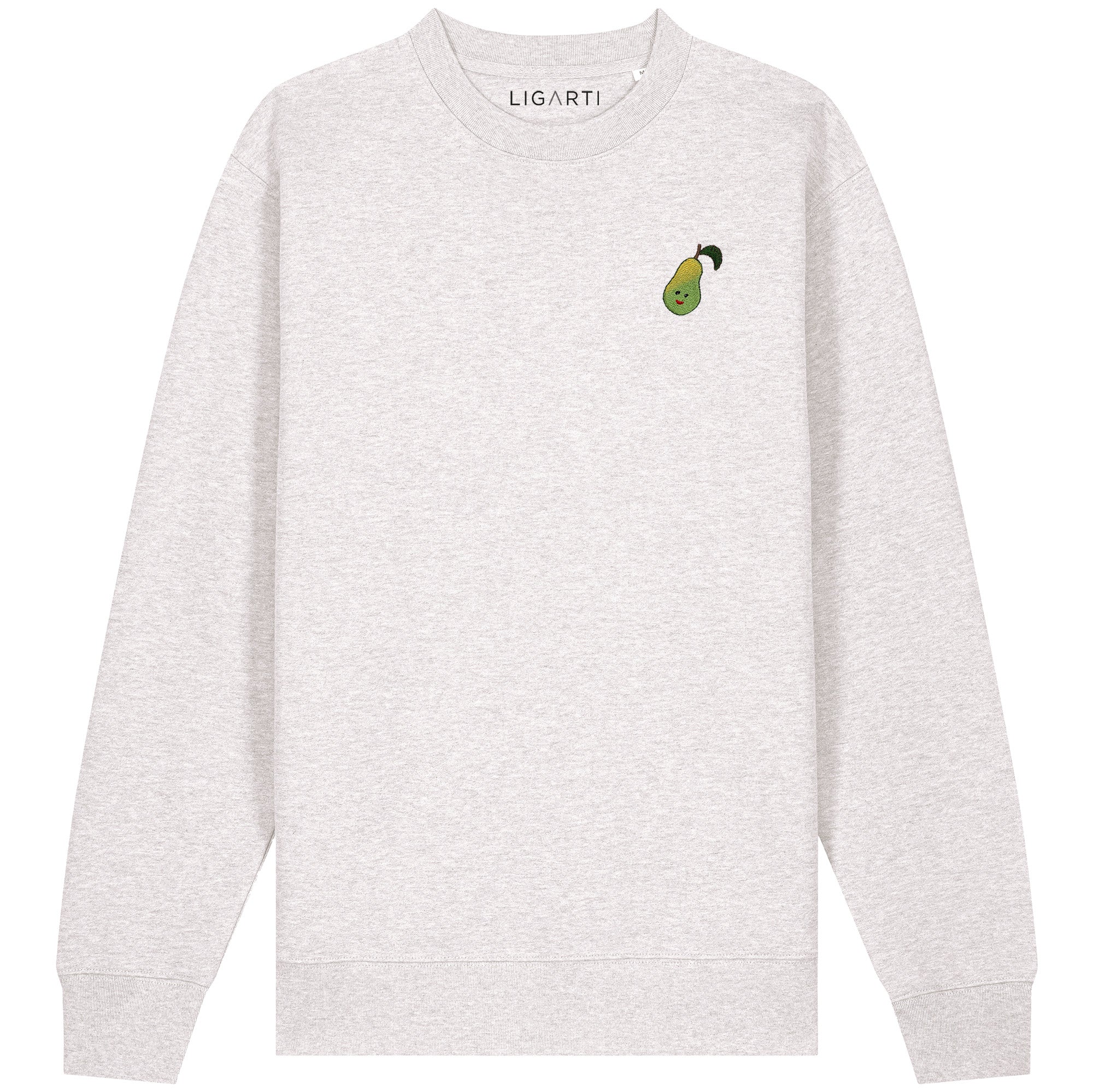 Bestickter Pullover – Birne