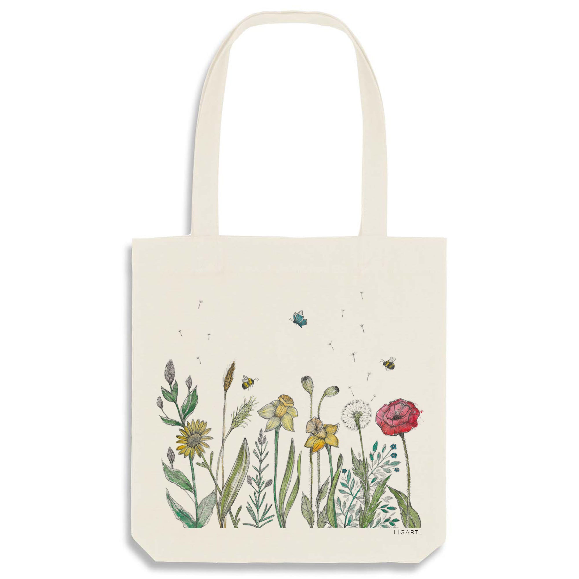 Jute bag - The Encounter - nature