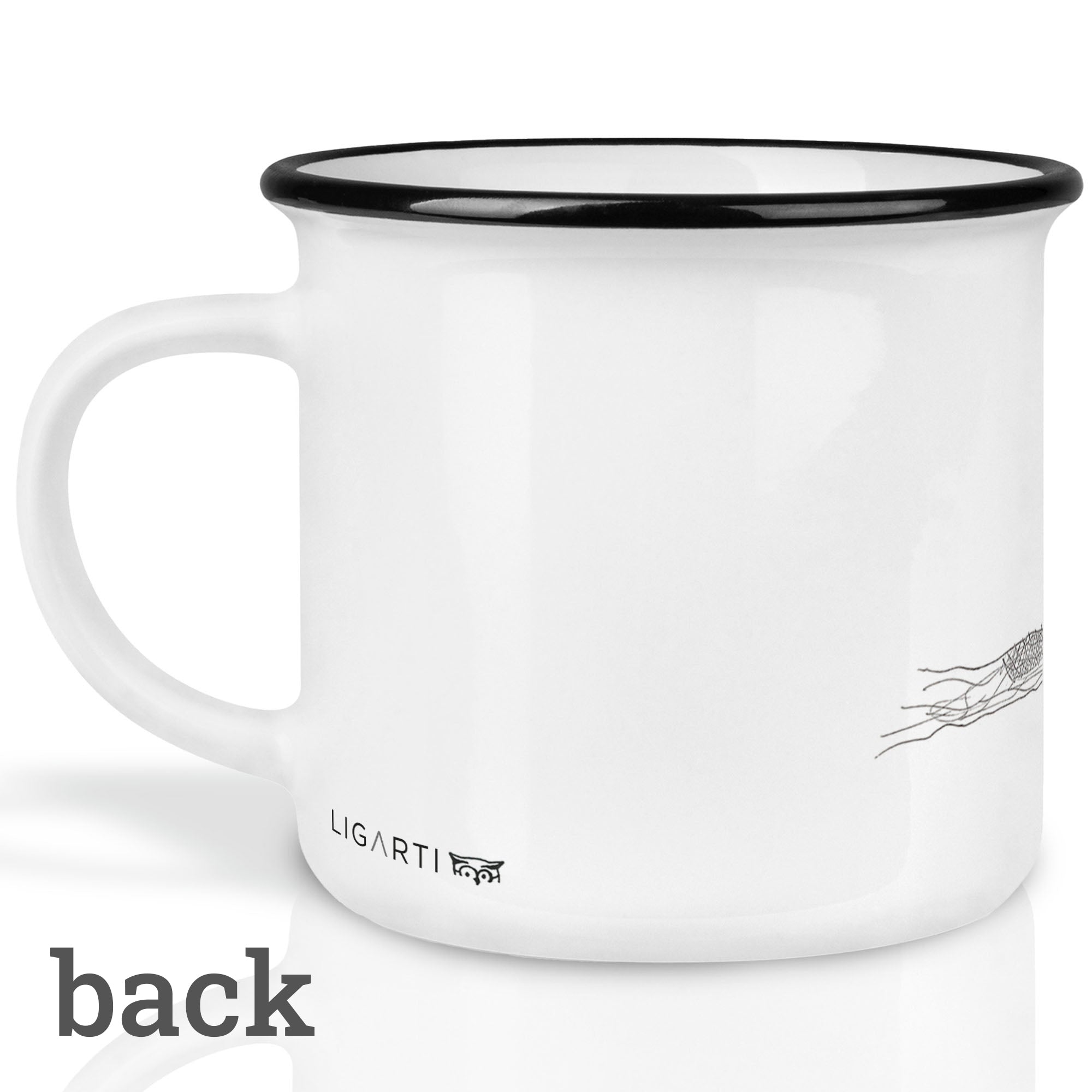 Keramiktasse – Brilleneule