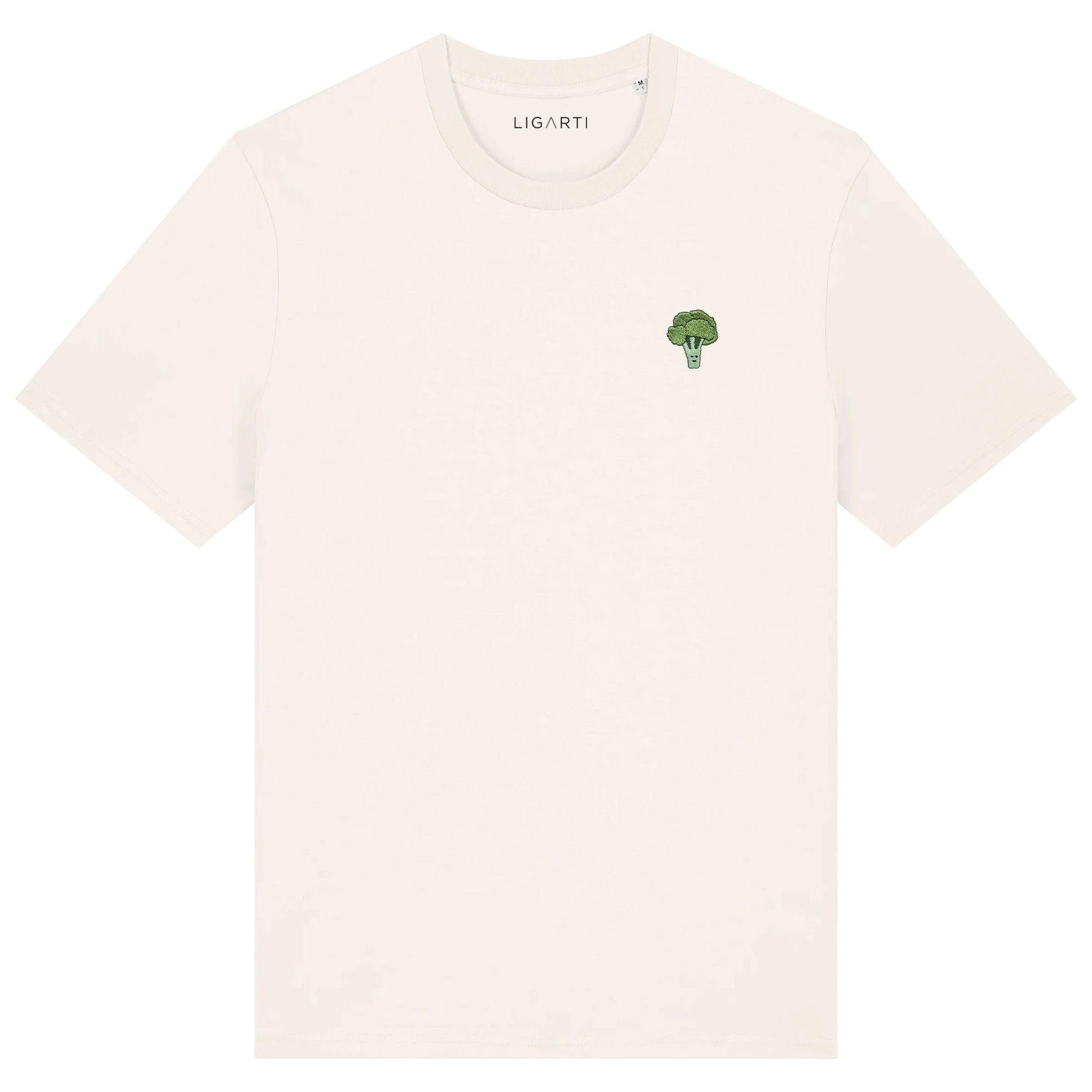 Besticktes T-Shirt – Brokkoli