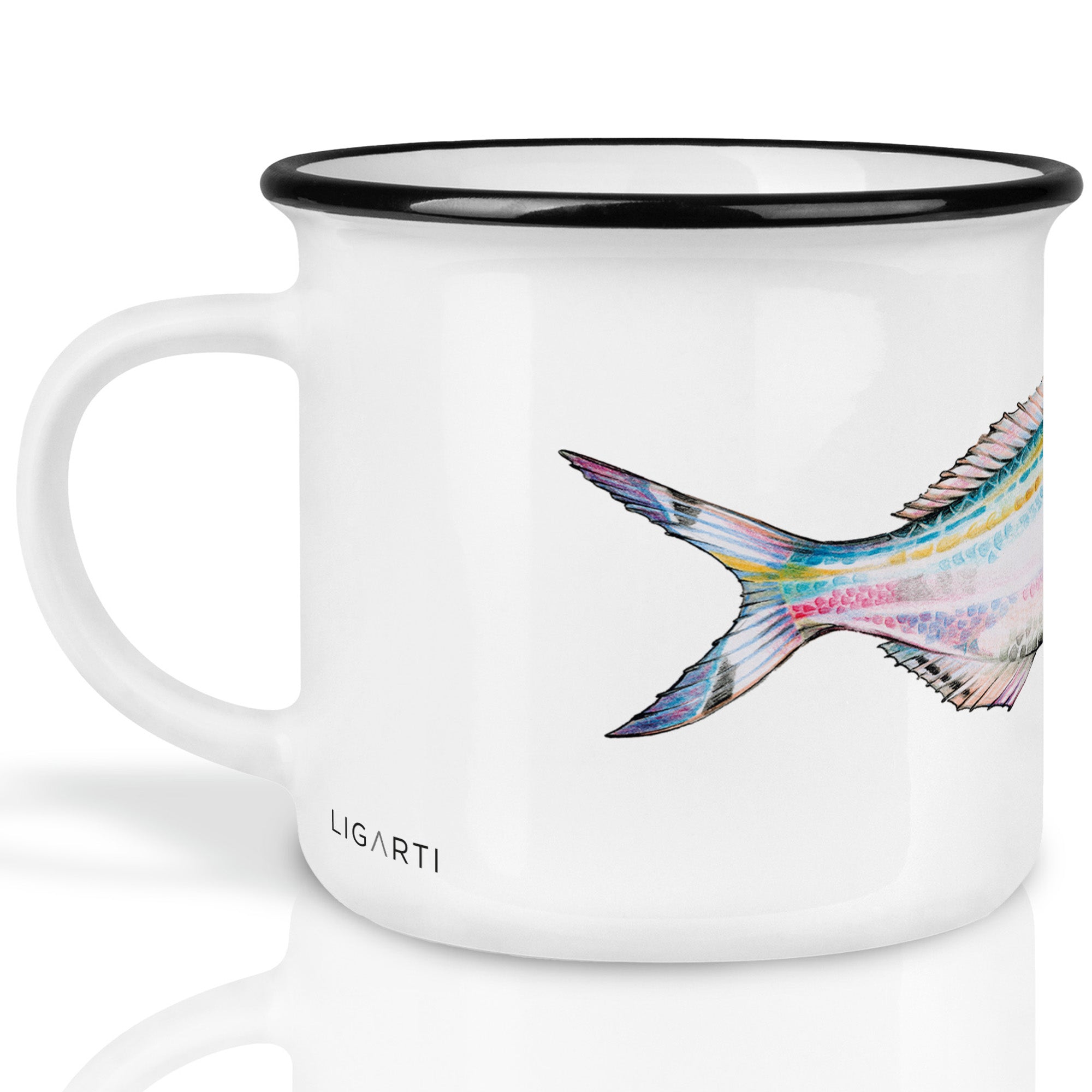 Ceramic mug – Buntfisch 3 (Opal)