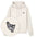 Bestickter Hoodie – Claude die Taube
