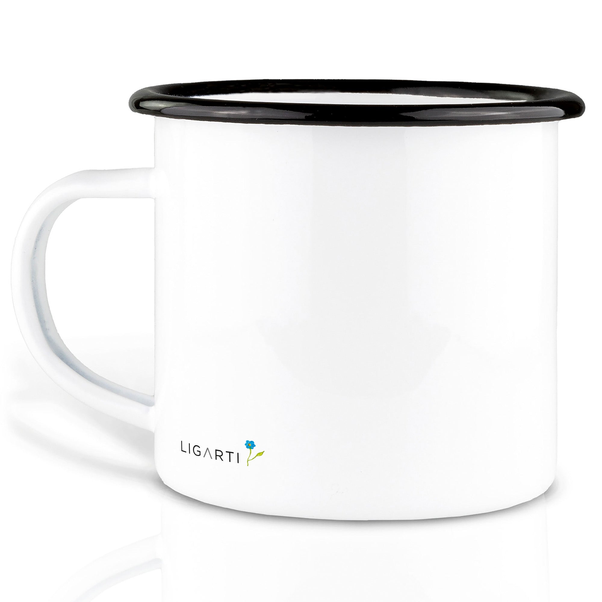 Emaille Tasse – Claudette