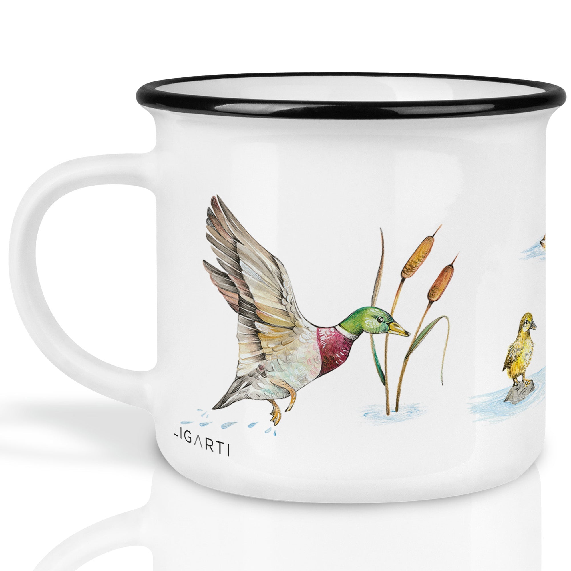 Ceramic mug – duck pond