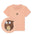 Babyshirt Eugen die Eule - Pfirsich