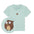 Babyshirt Eugen die Eule - Türkis