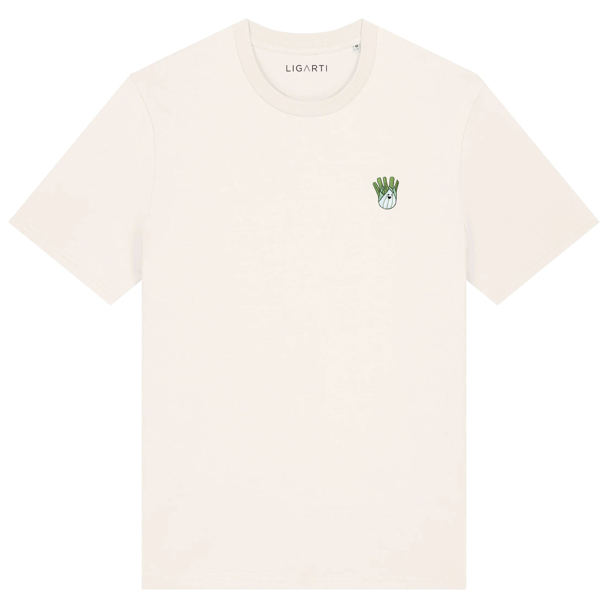 Besticktes T-Shirt – Fenchel