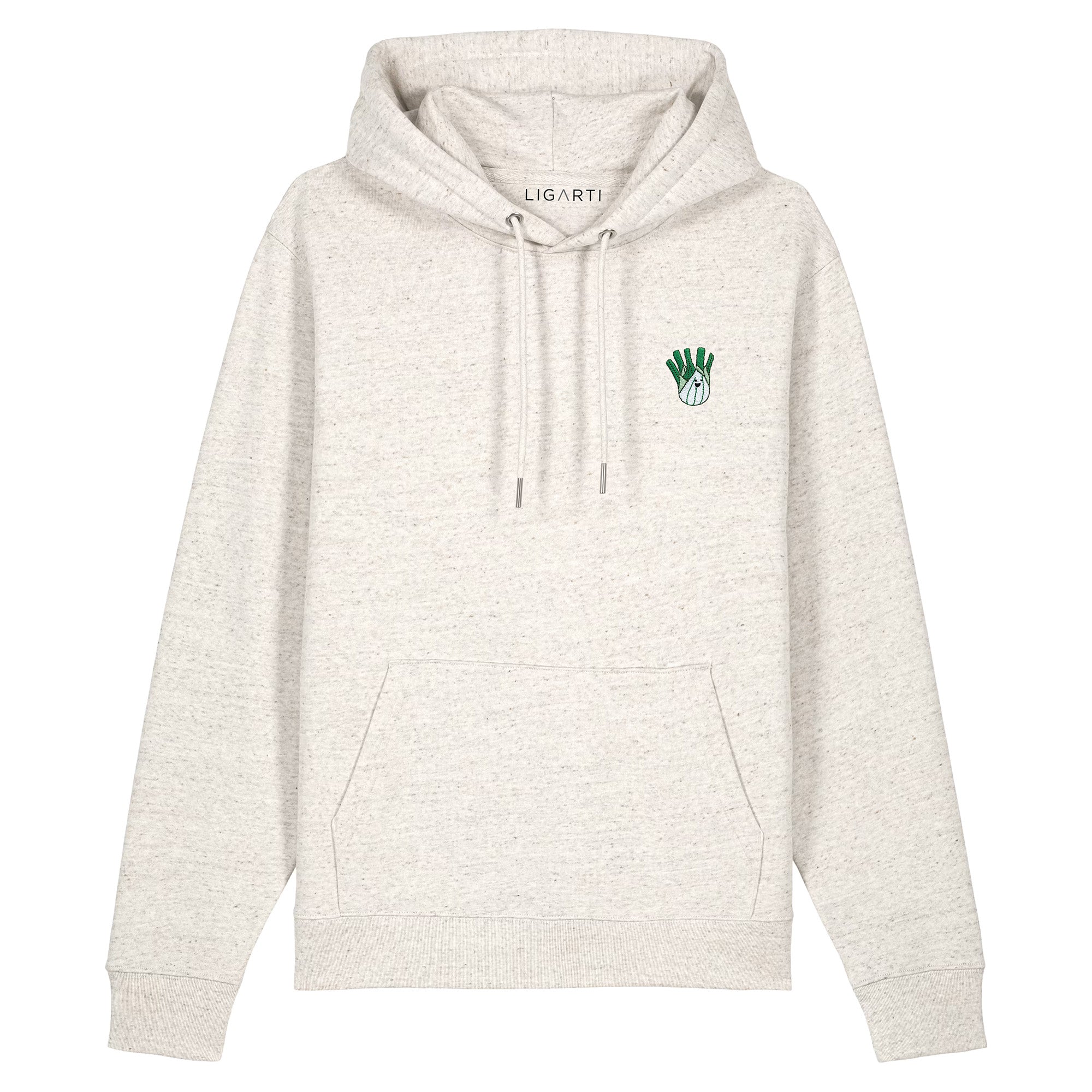 Bestickter Hoodie – Fenchel