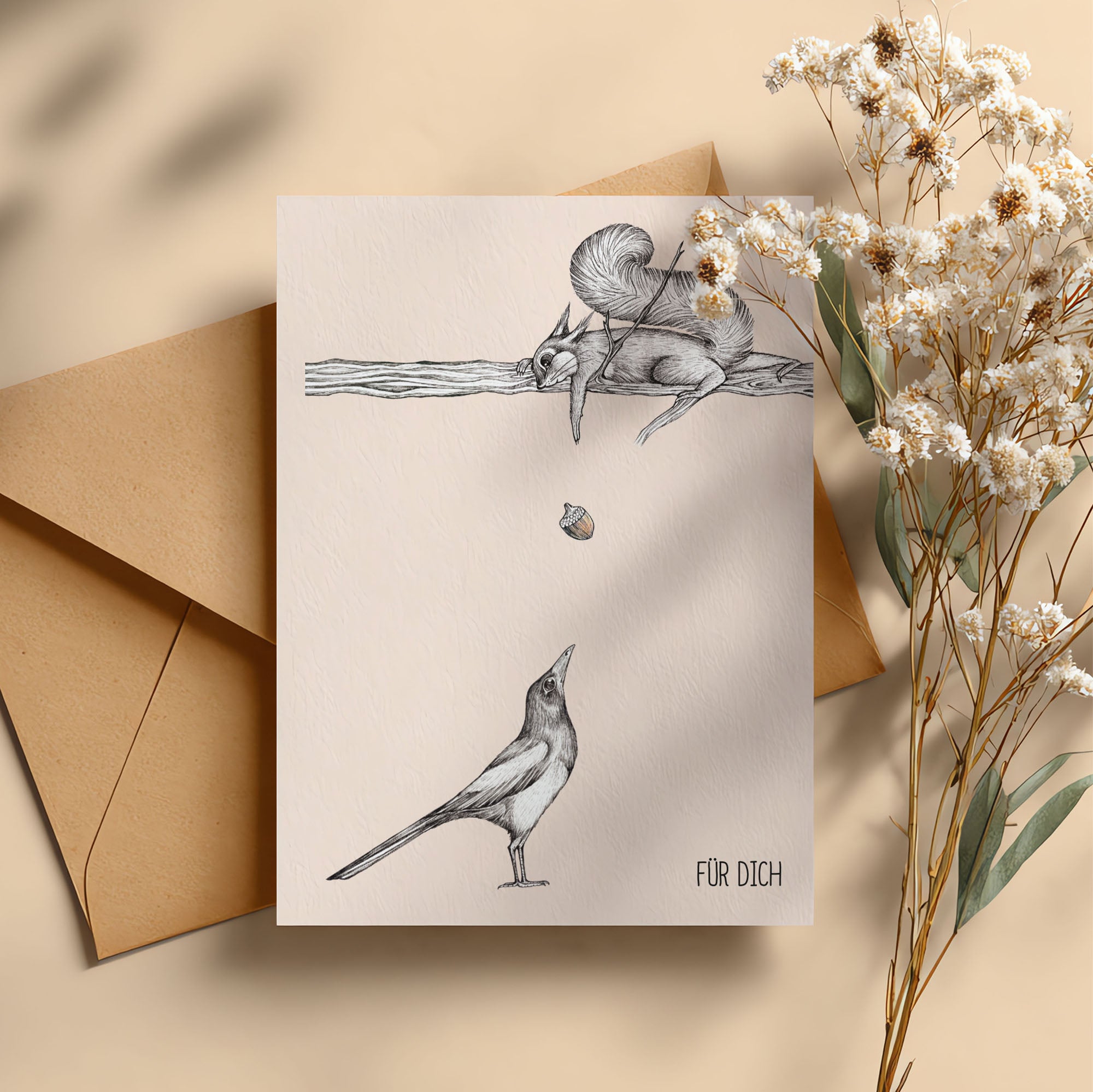 Klappkarte – Für Dich