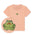 Babyshirt Gretel die Kröte - Pfirsich
