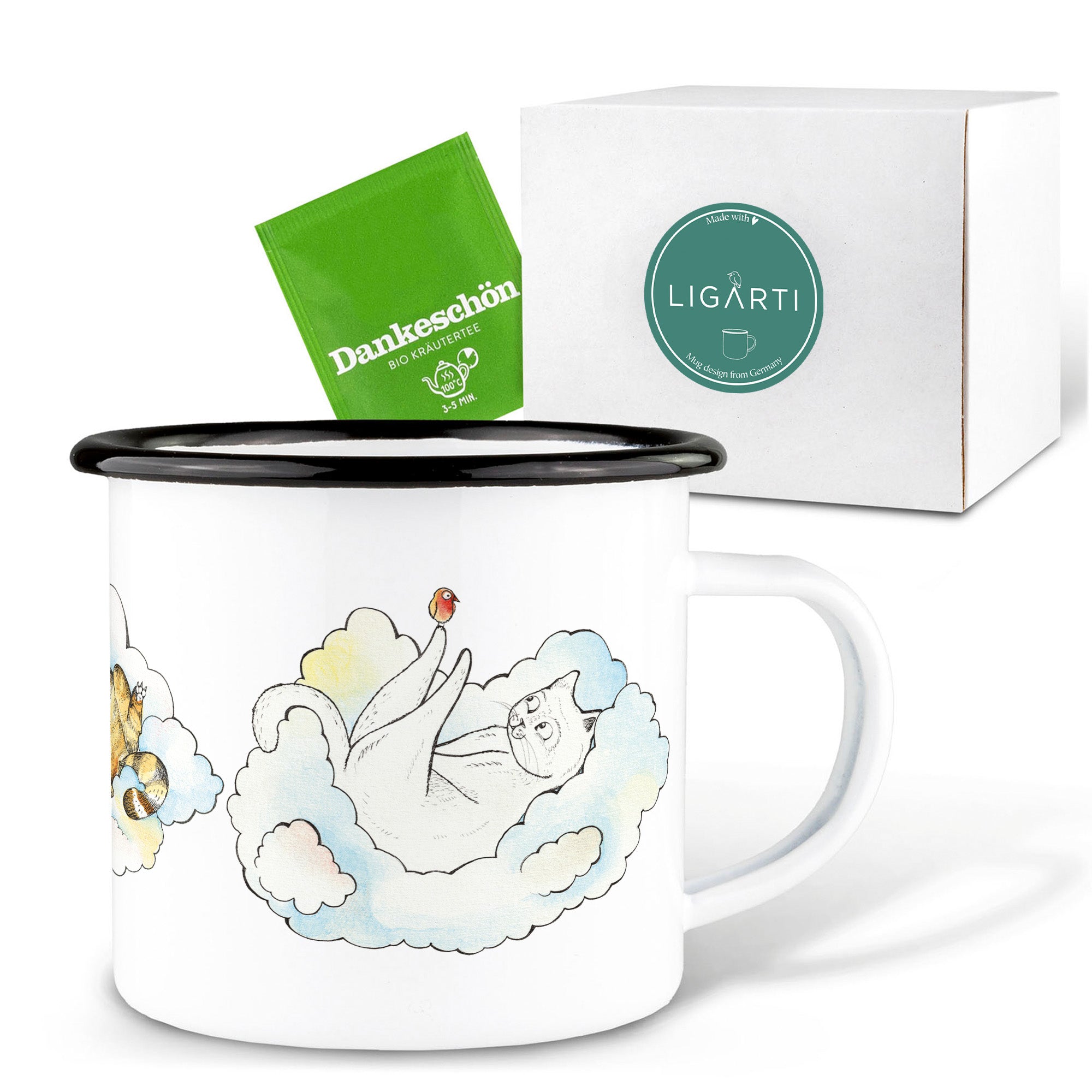 Emaille Tasse – Hettie & Friends