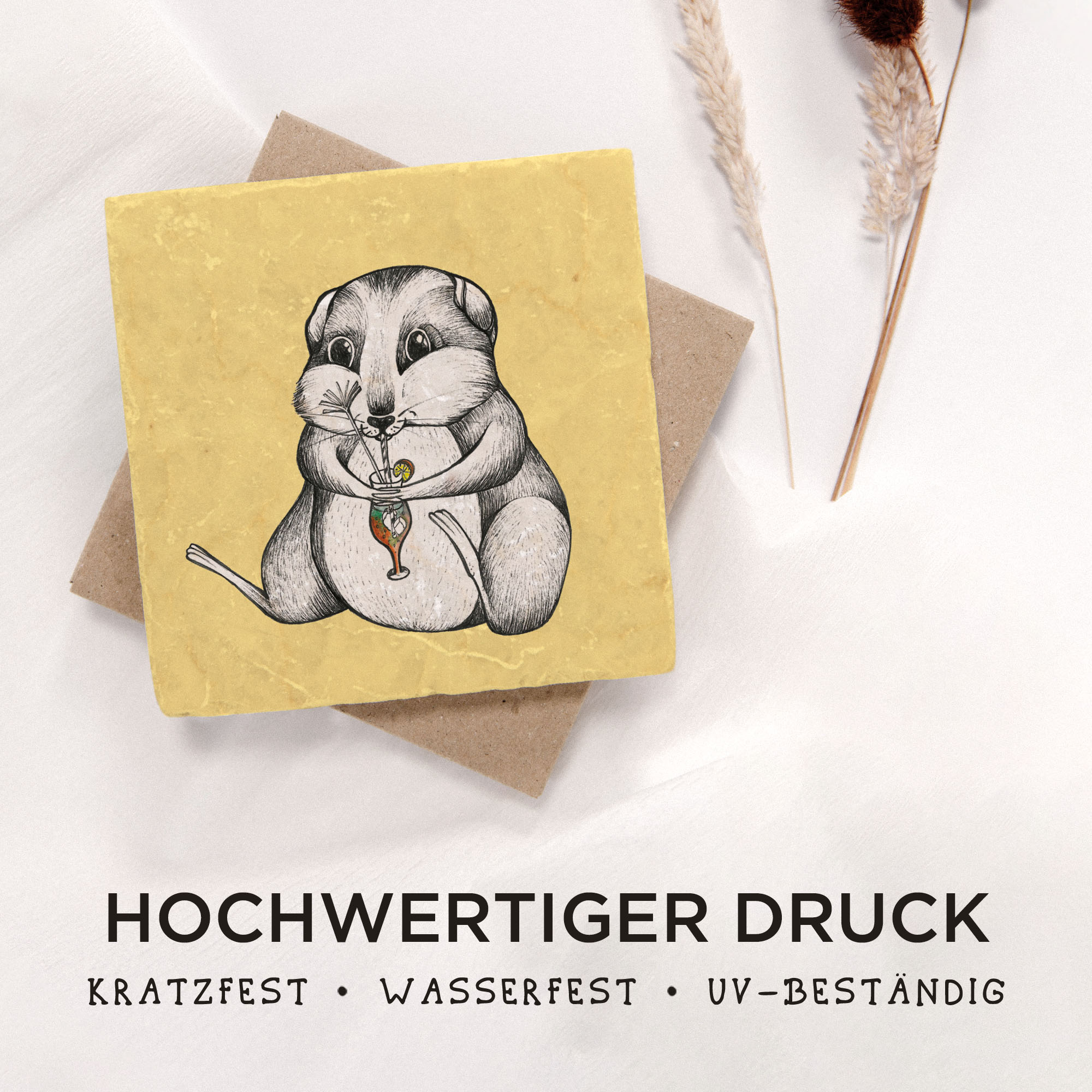 Fliesenuntersetzer – Korni