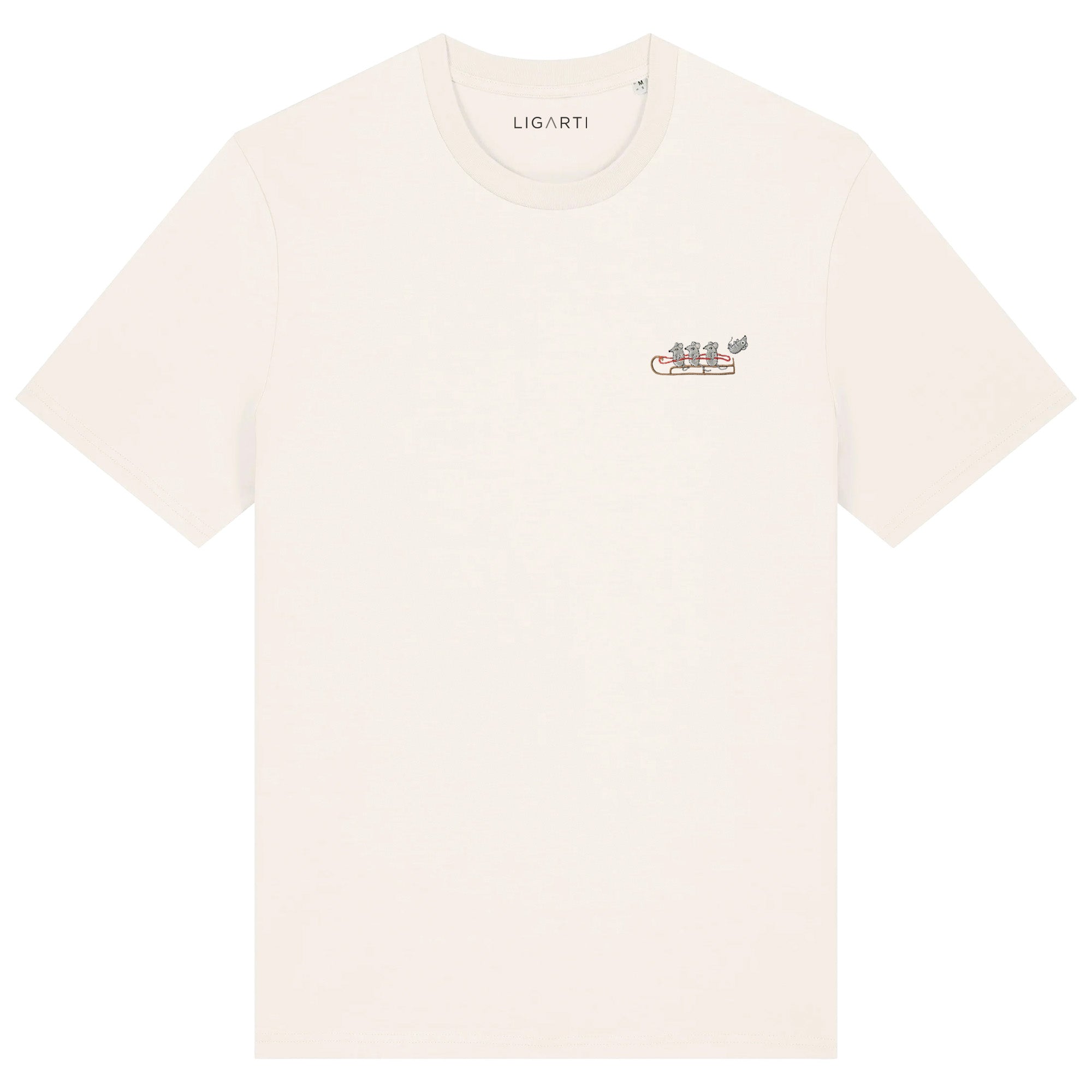 Besticktes T-Shirt – Mausflug