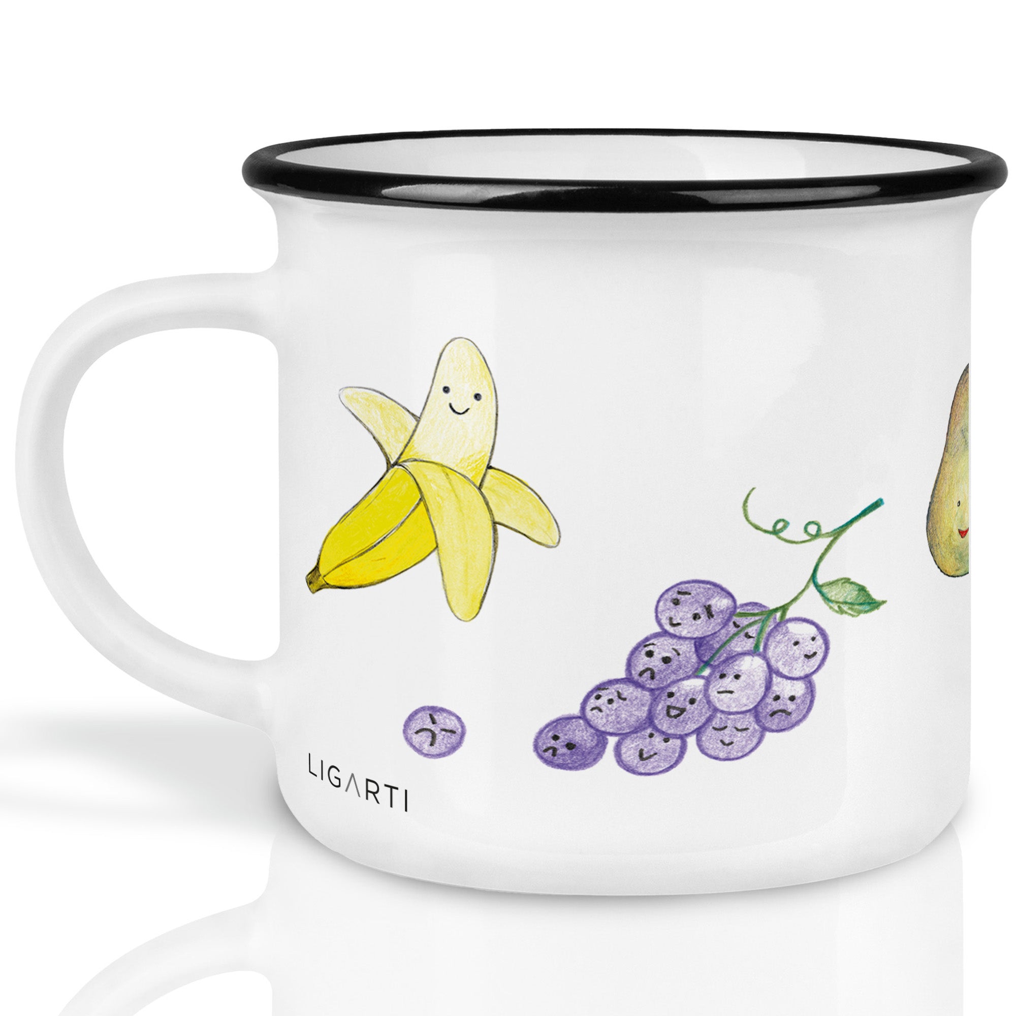 Keramiktasse – Obstsalat