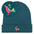 Bestickte Beanie – Patrischa der Paradiesvogel