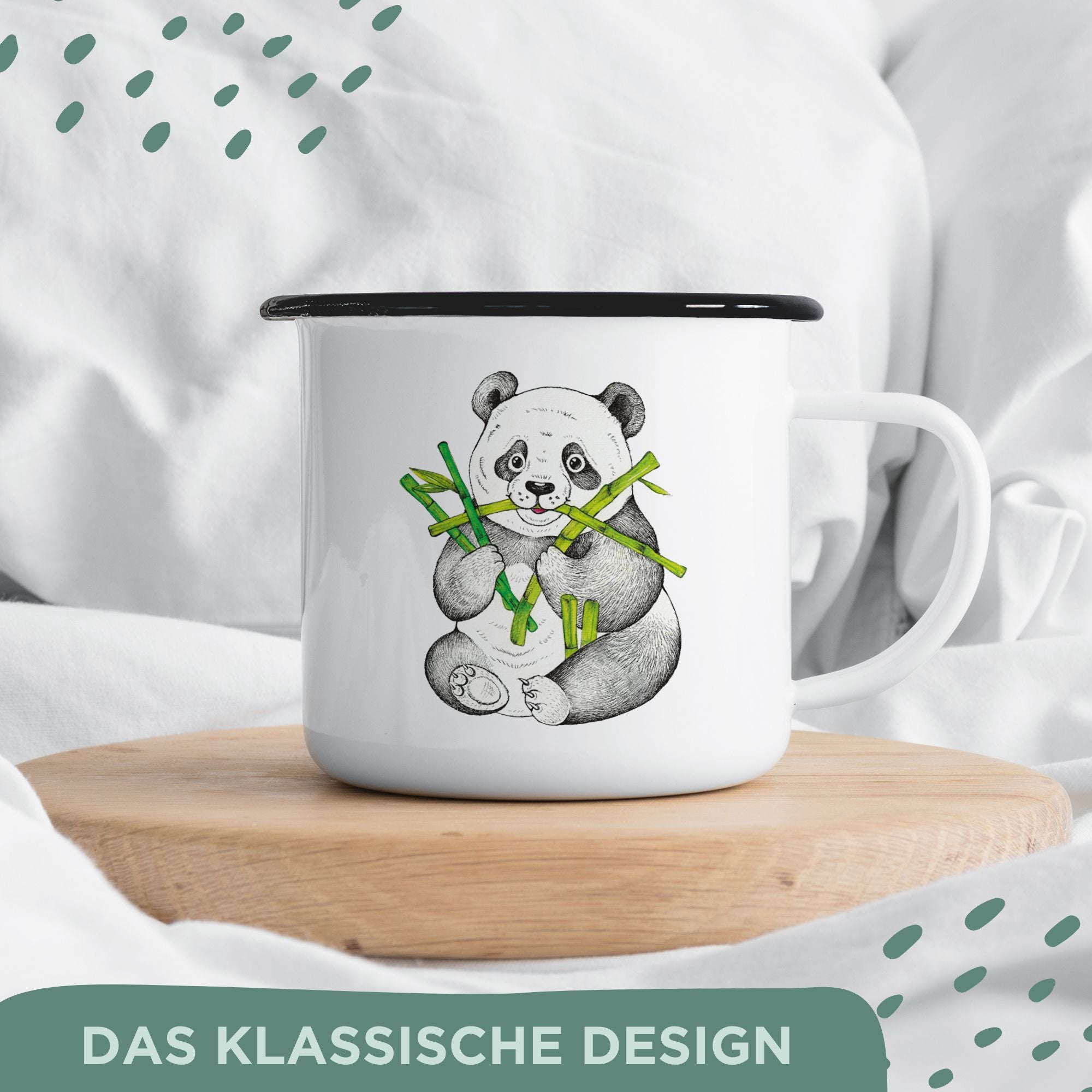 Emaille Tasse – Pedro