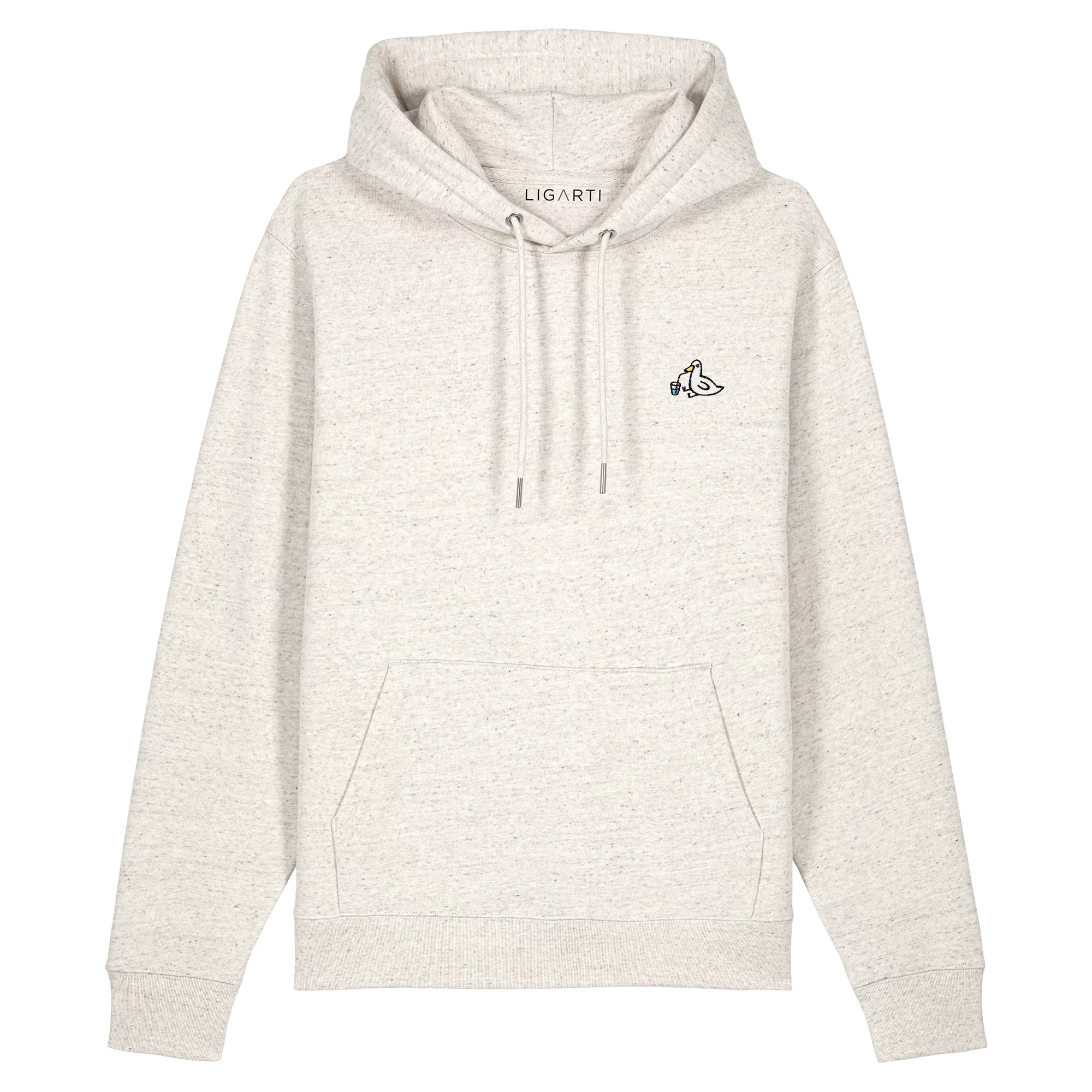 Bestickter Hoodie – Piet die Ente