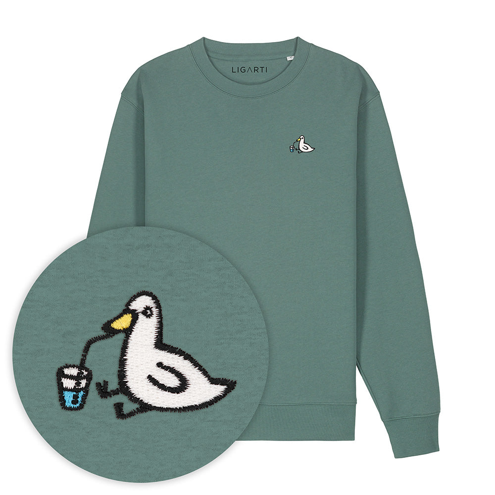Embroidered Sweater – Piet the Duck