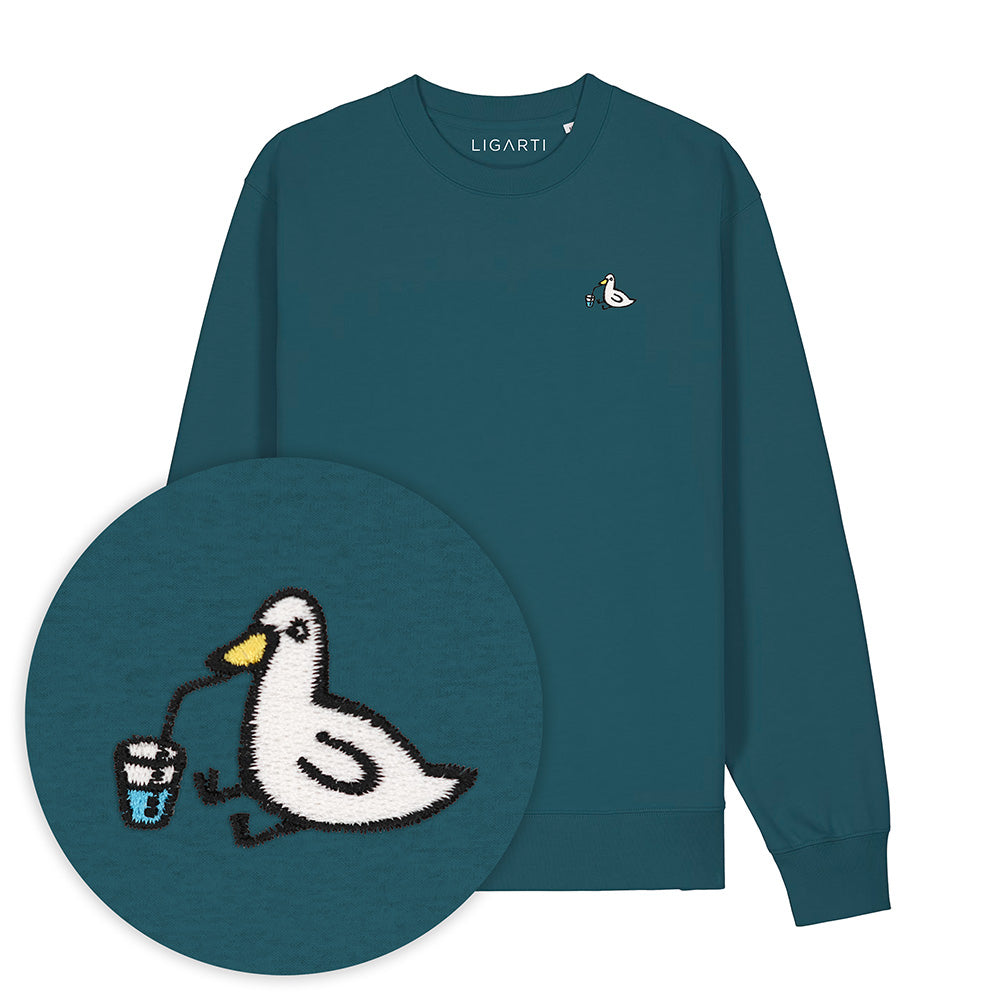 Embroidered Sweater – Piet the Duck