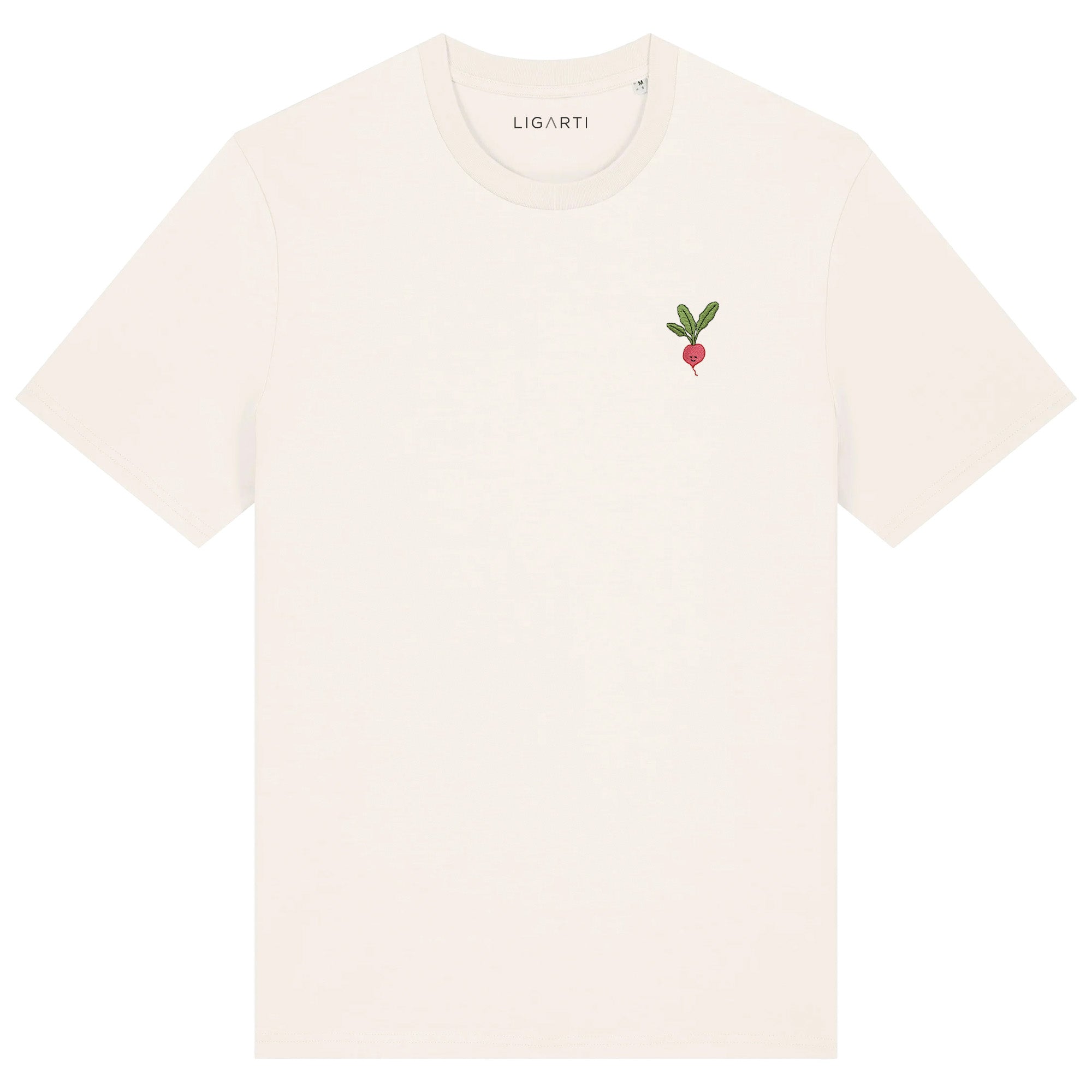 Besticktes T-Shirt – Radieschen