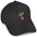 Bestickte Cord Cap – Radieschen