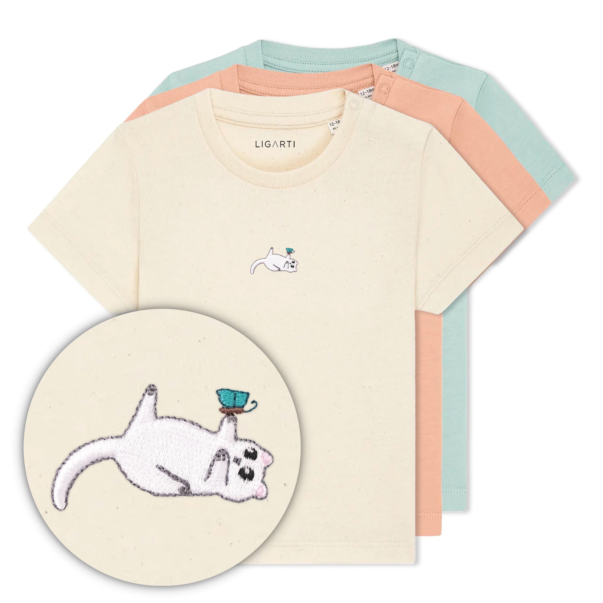 Babyshirt Samantha die Katze - alle Farben