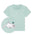 Babyshirt Samantha die Katze - Türkis