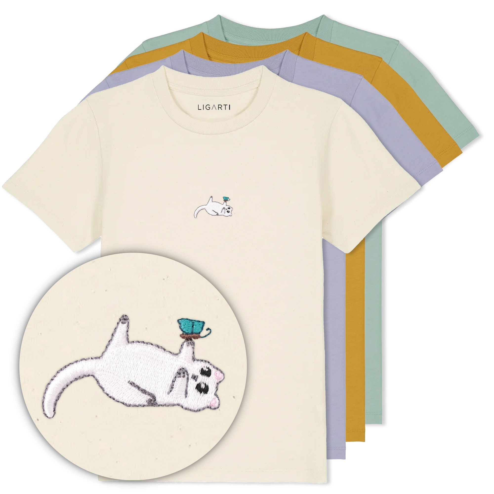 Kindershirt Samantha die Katze - alle Farben