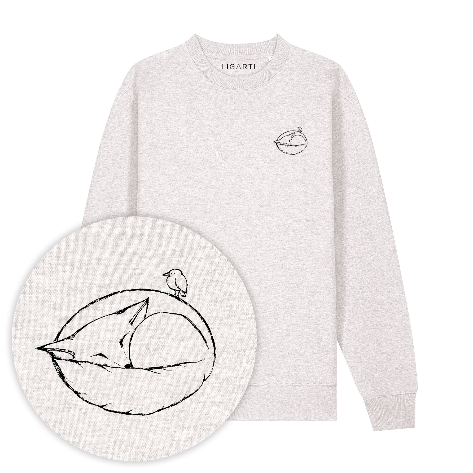 Pullover – Schlafender Fuchs