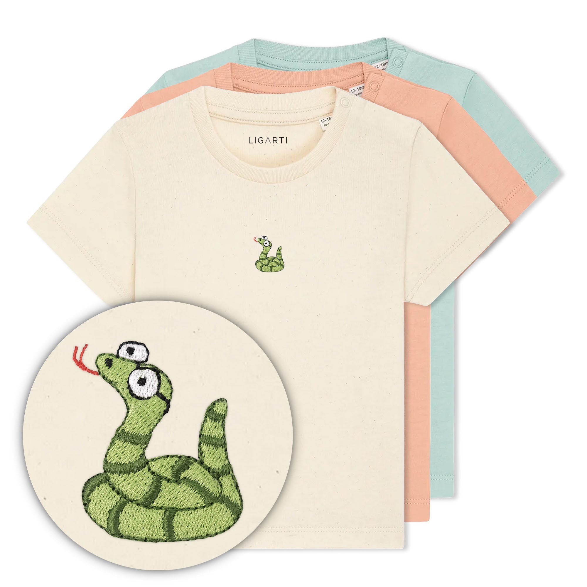 Babyshirt Schorsch die Schlange - alle Farben