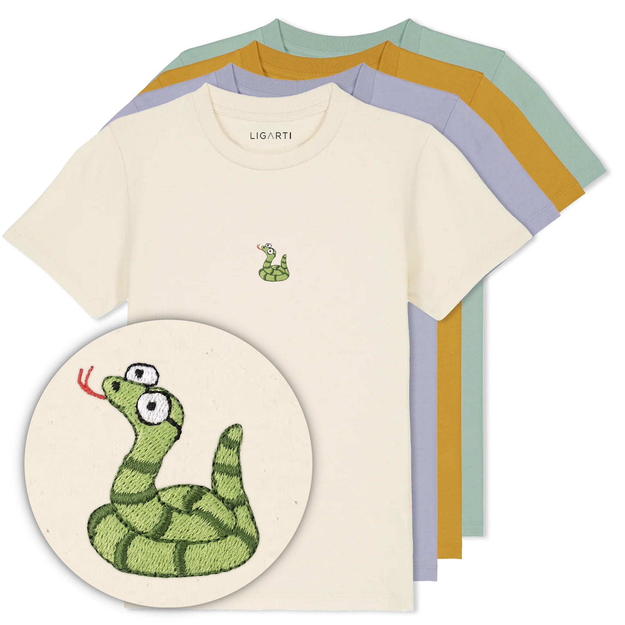 Kindershirt Schorsch die Schlange - alle Farben
