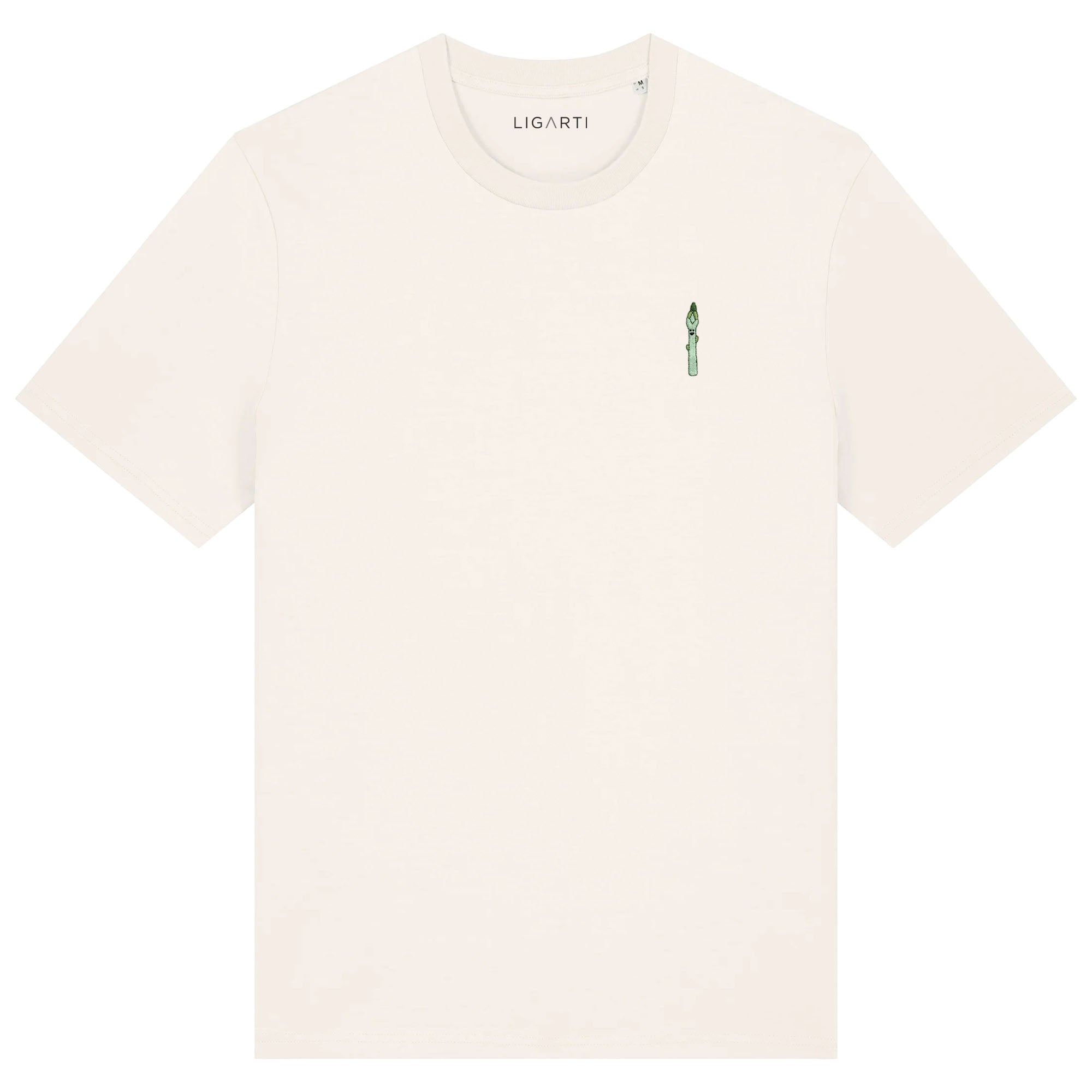 Besticktes T-Shirt – Spargel